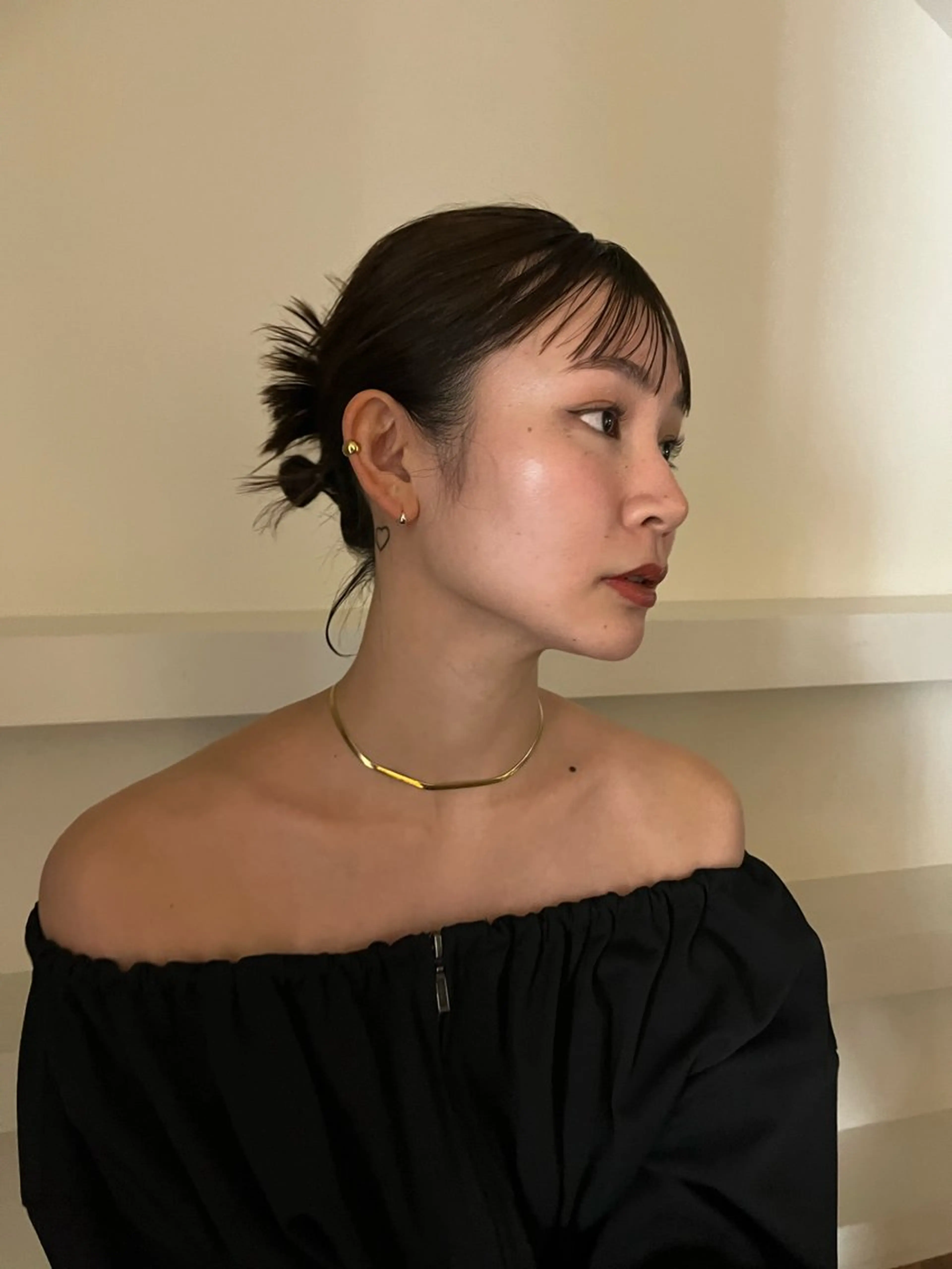 ミディアム カラー カット ヘアカラー トリートメント ヘッドスパ オリーブ/縮毛♡ Natsuno🩰のヘアスタイル