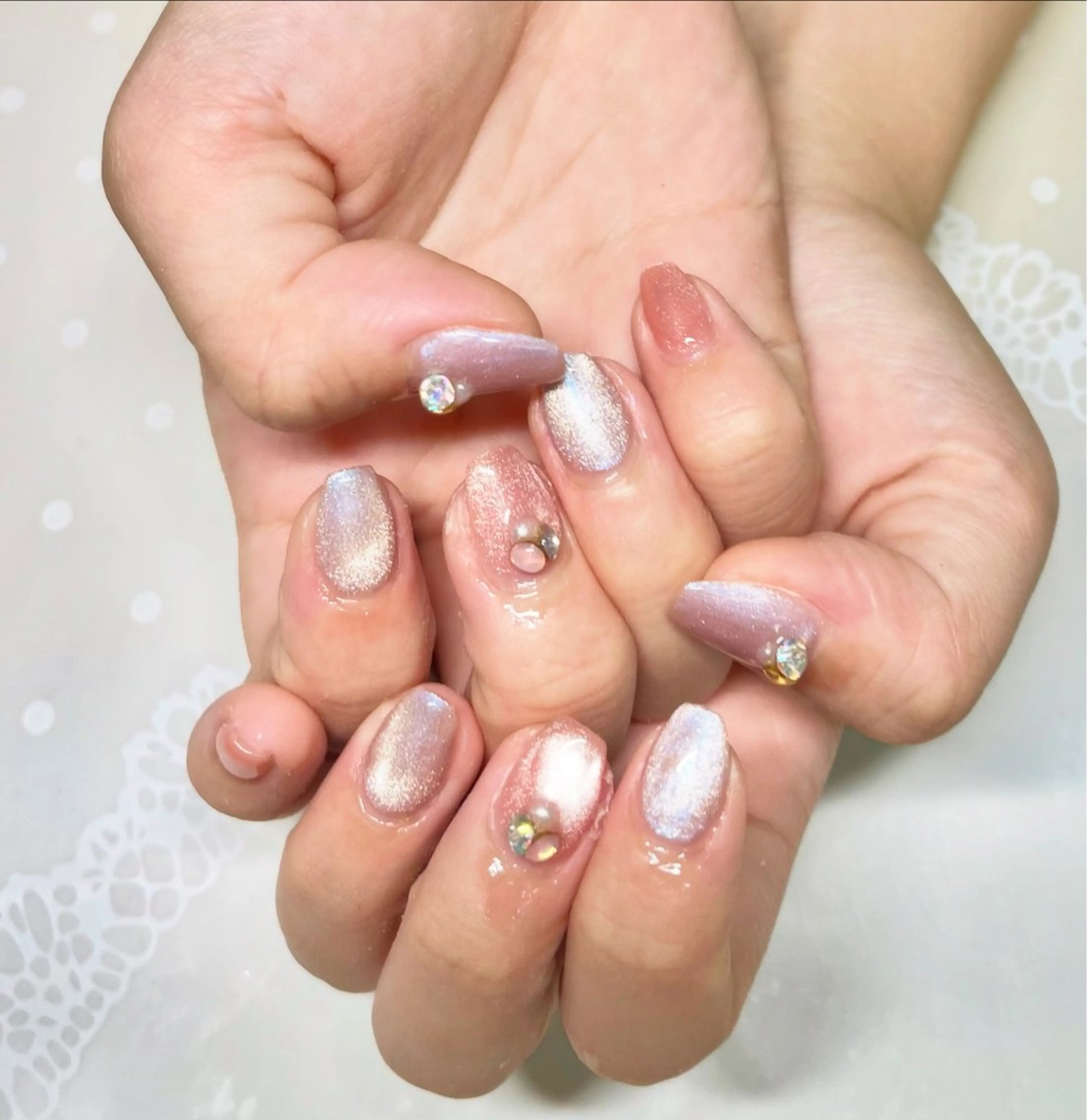 ネイル ハンドネイル 新宿ネイルサロン ジェミディローサ所属・新宿ネイルサロン ジェミディローサのネイルデザイン