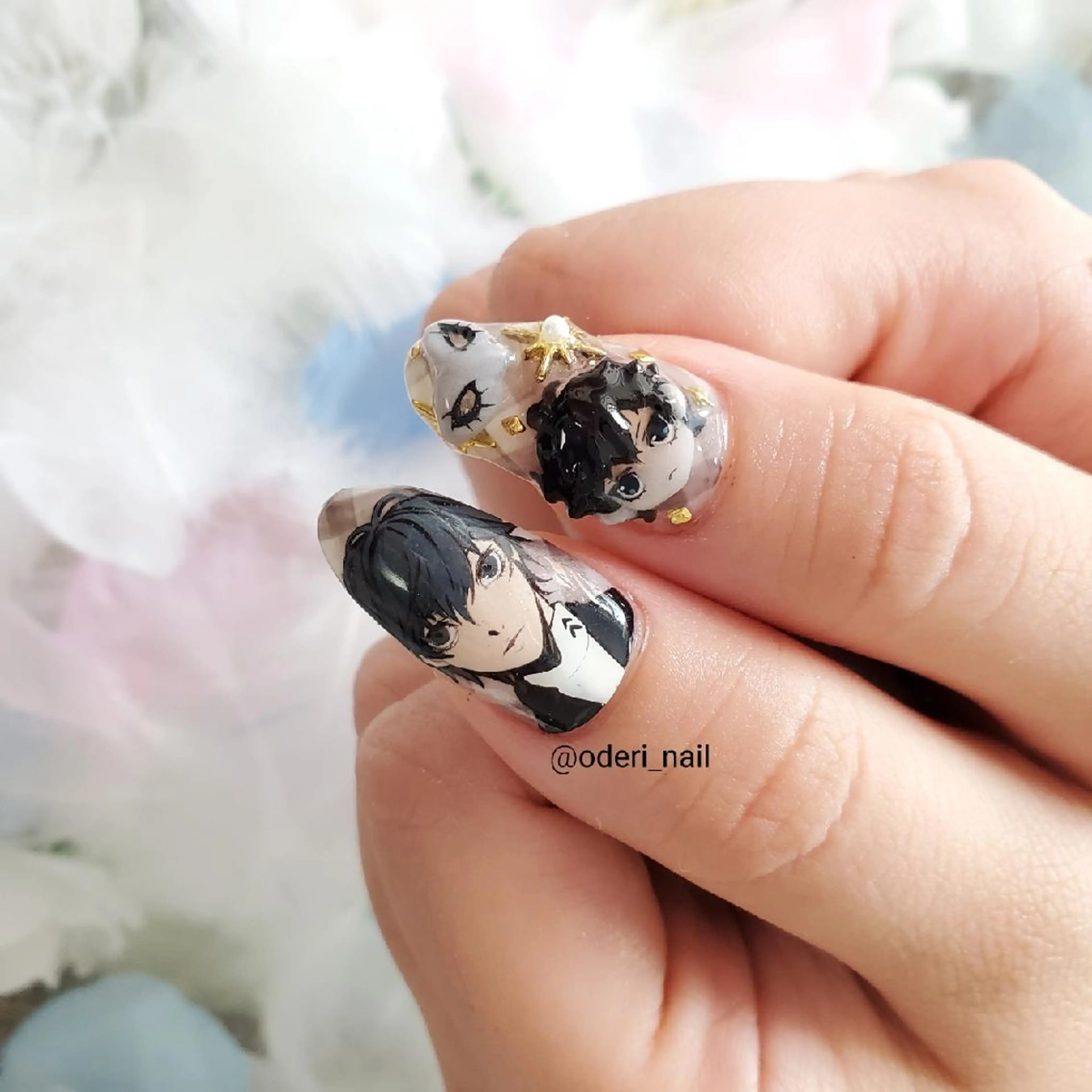 ネイル アートネイル ジェルネイル おで@ oderi_nailのネイルデザイン