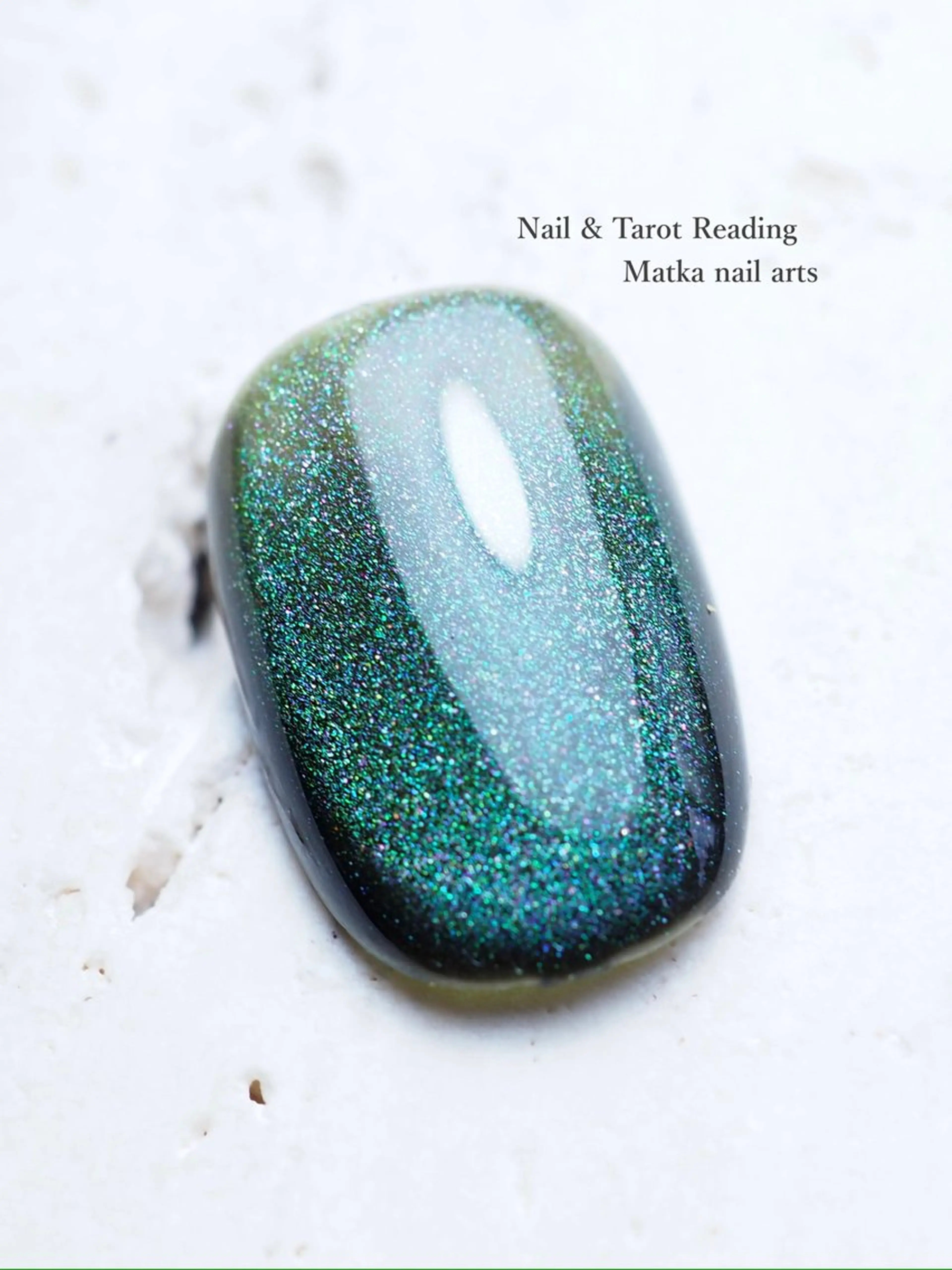 ネイル キラキラネイル マグネットネイル ショートネイル 撮影モデル ネイルとタロット/ ユウのその他イメージ