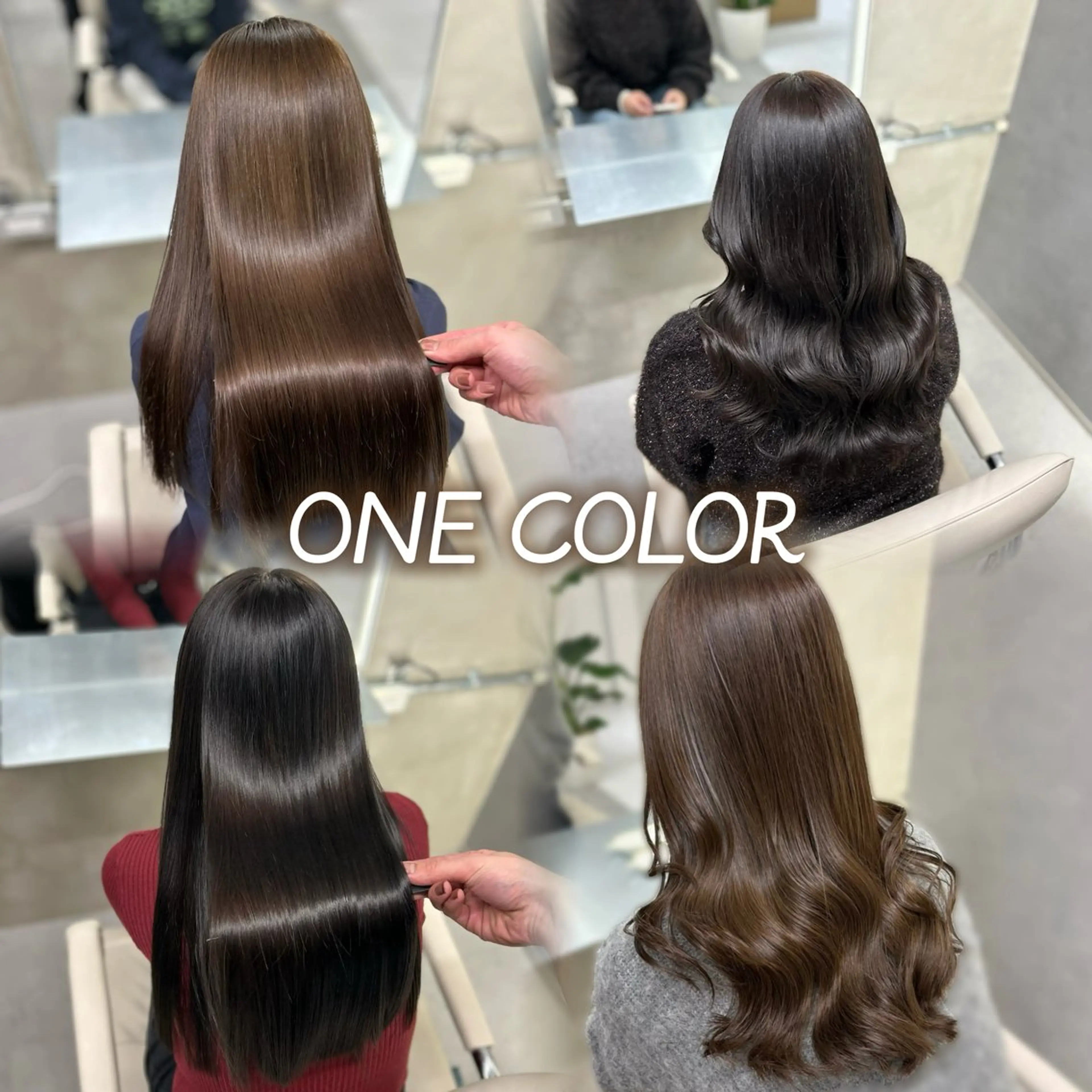 ロング カット ヘアカラー トリートメント 阿倍野/髪質改善 /縮毛矯正/坪田幸広のヘアスタイル