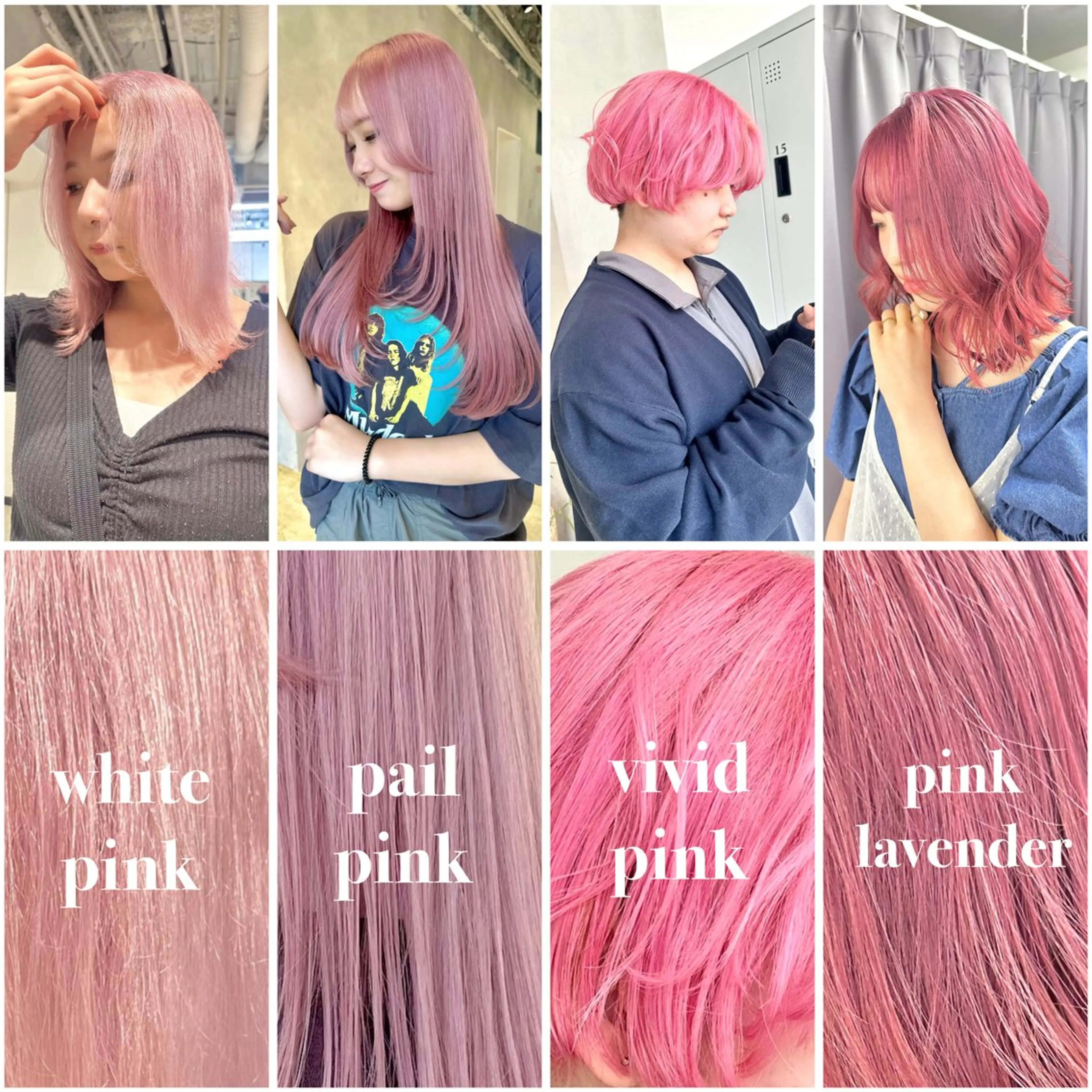 カラー ブリーチ ケアブリーチ ピンクカラー ハイトーン/ショート /akane🐰♥️のヘアスタイル