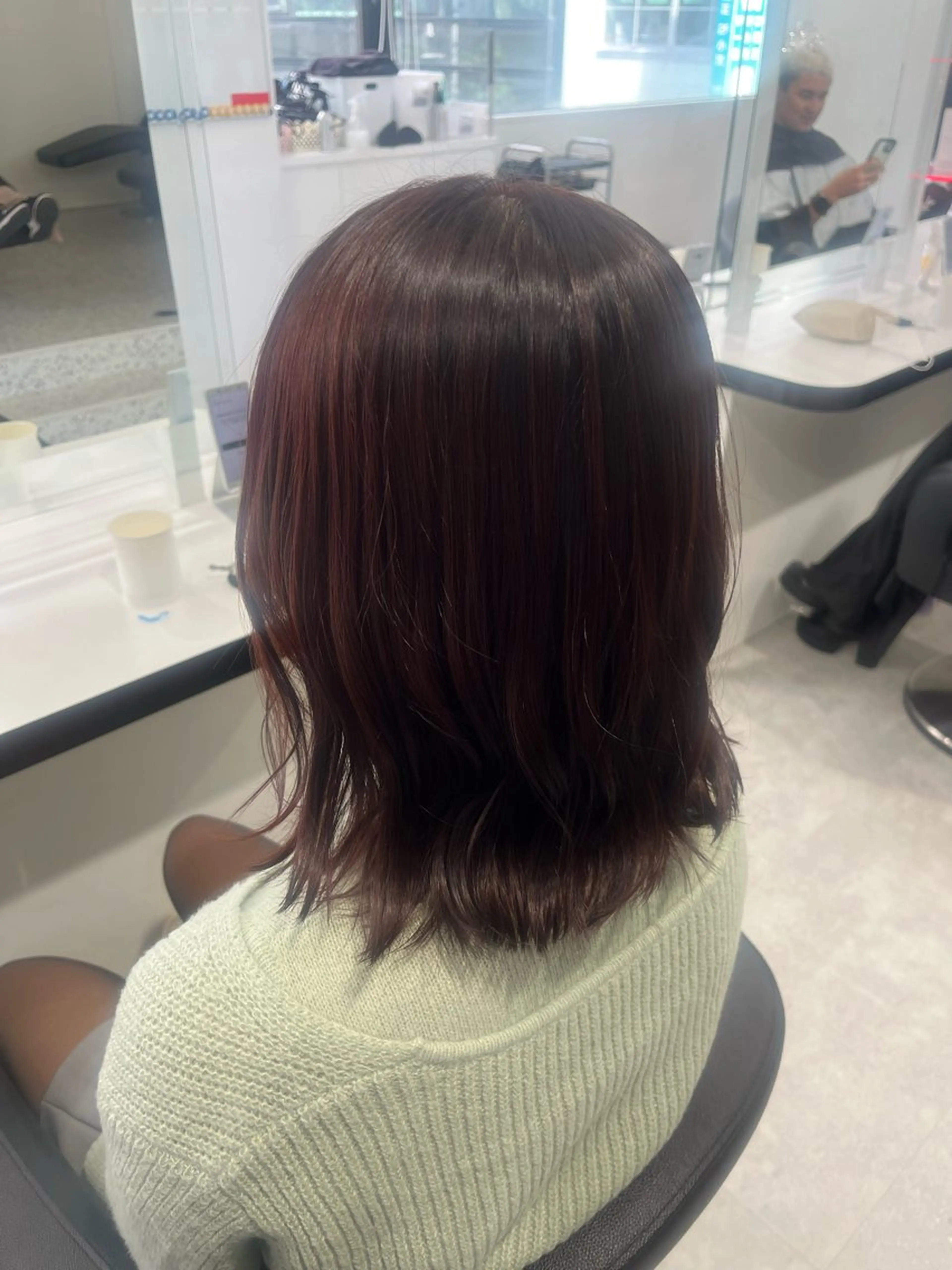 ショート カラー みう/仙台/暖色/ 艶髪/顔周りカット/のヘアスタイル