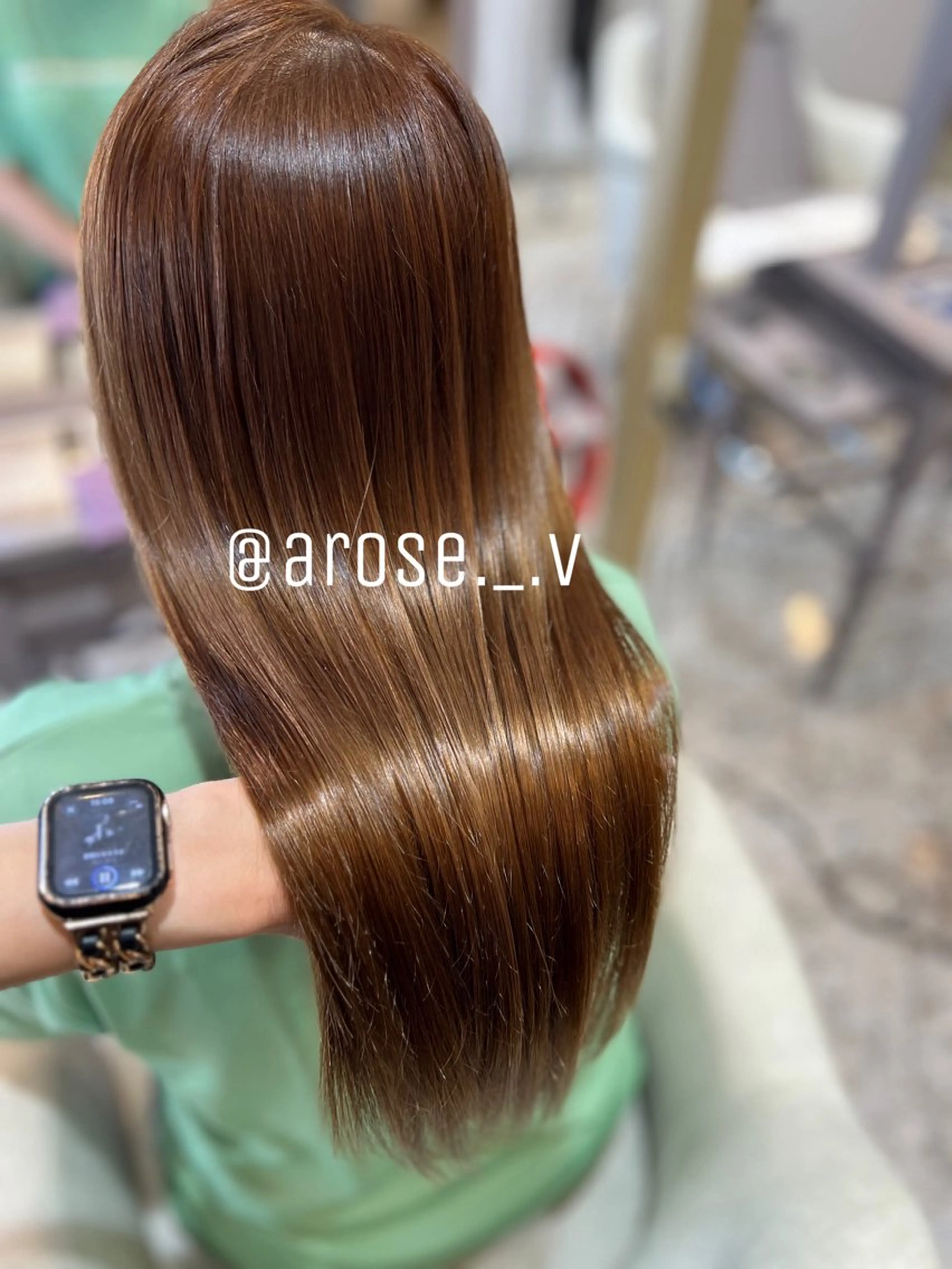 縮毛矯正 + トリートメントの写真