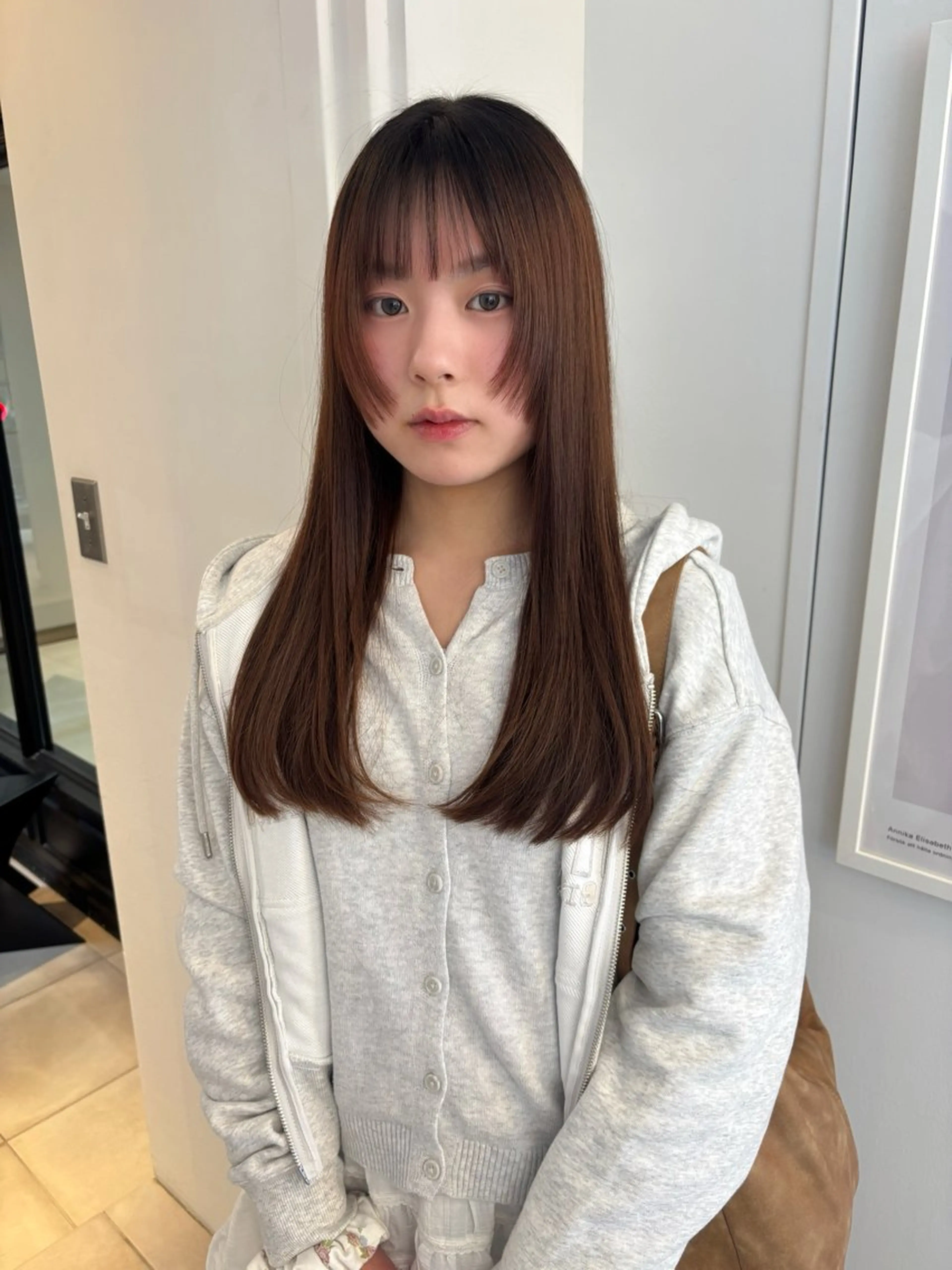 ロング カラー カット ヘアカラー riria/ボブ /ブラウンカラー🎀のヘアスタイル