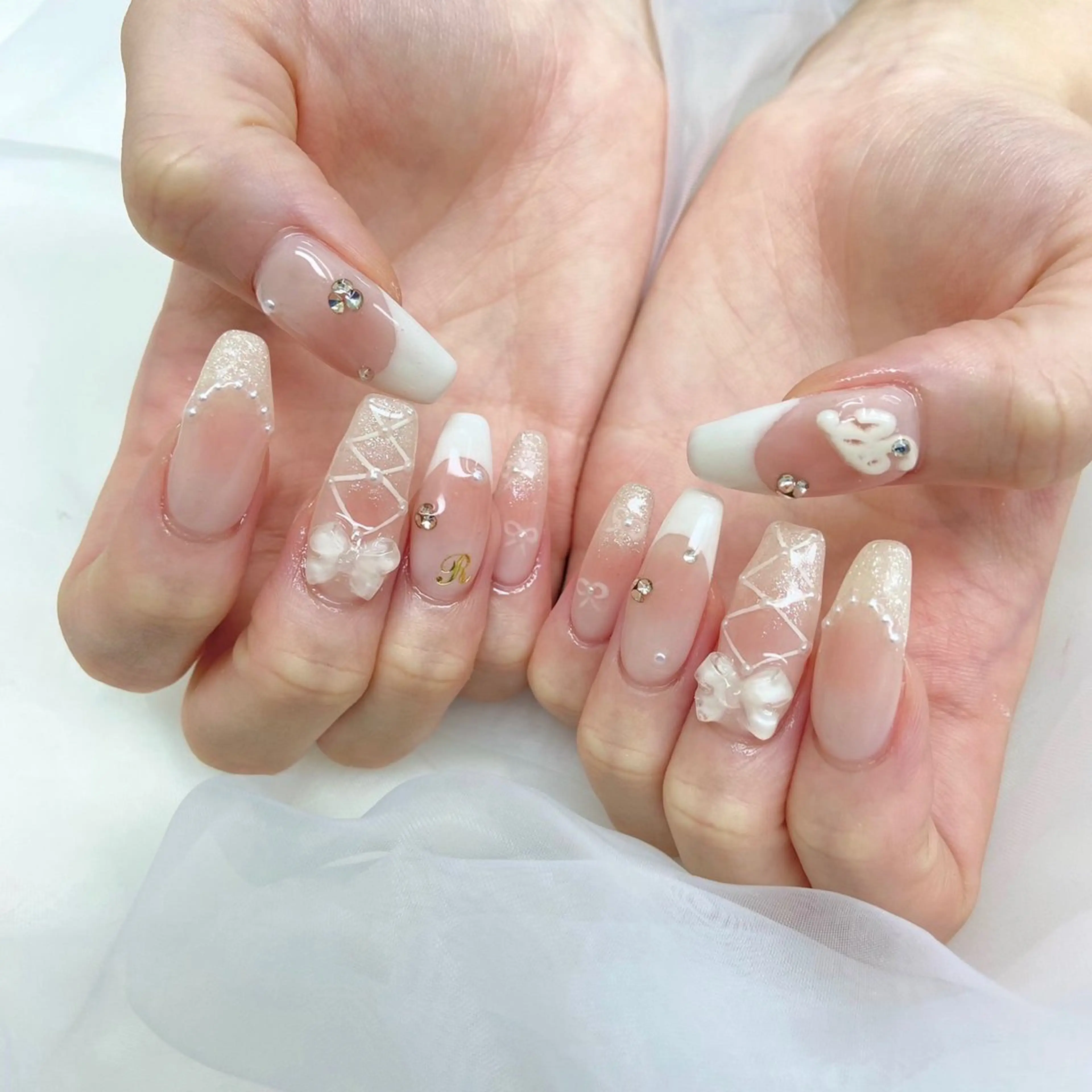 ロング 韓国風ヘア nail jaol池袋店所属・ネイルJaol 池袋のネイルデザイン