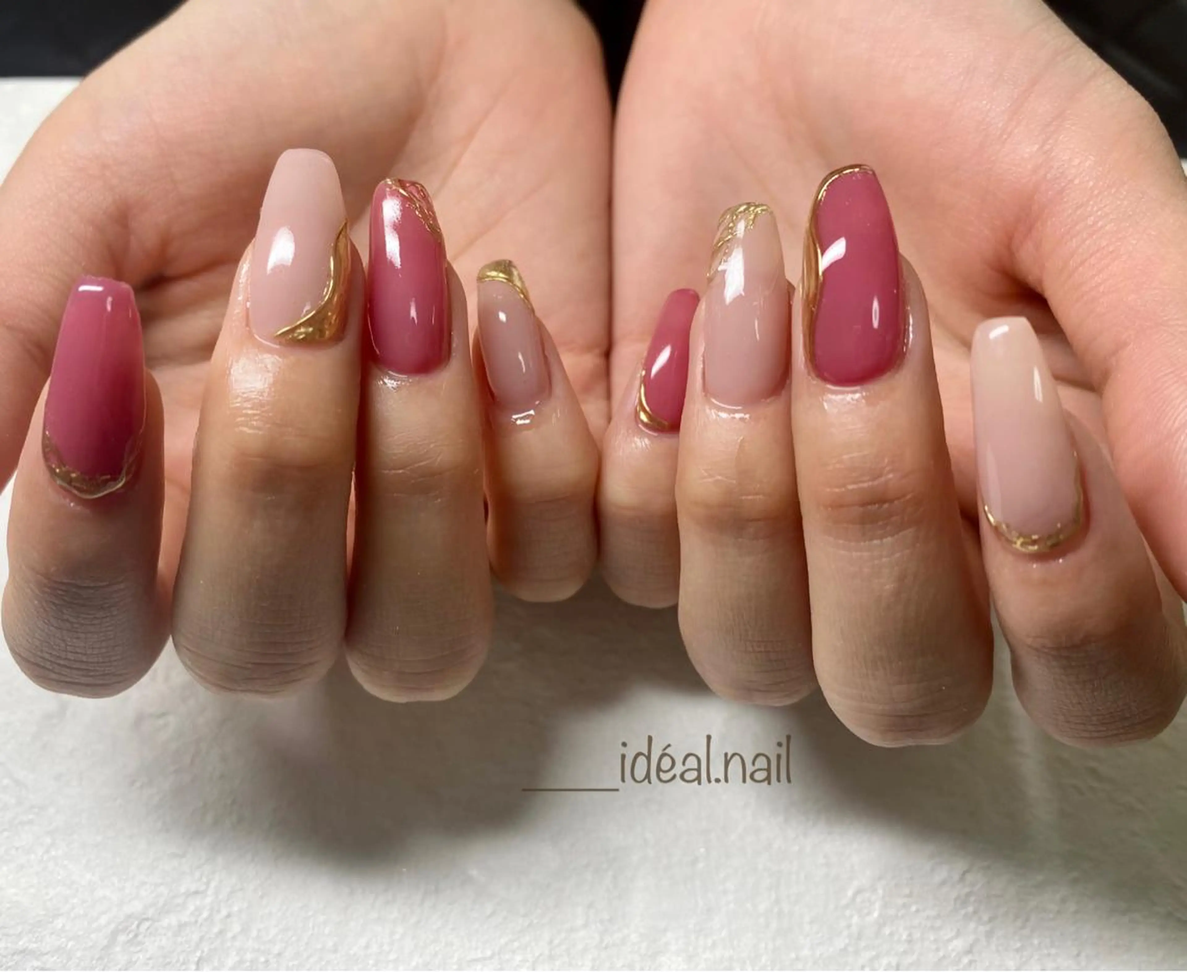 ネイル ミラーネイル 春ネイル ide. Mikiのネイルデザイン