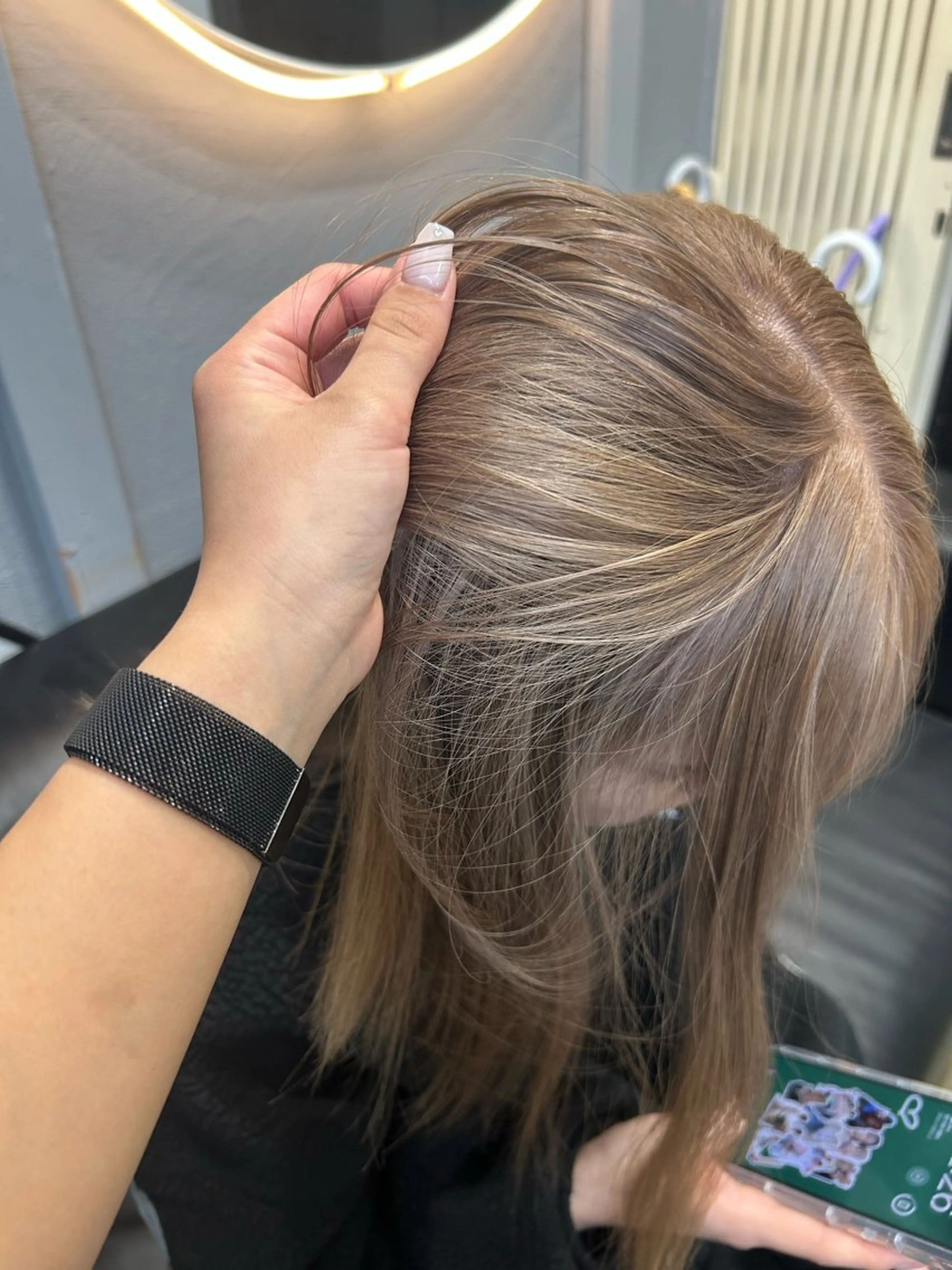 カラー ヘアカラー トリートメント ハイトーン ayane💖のヘアスタイル