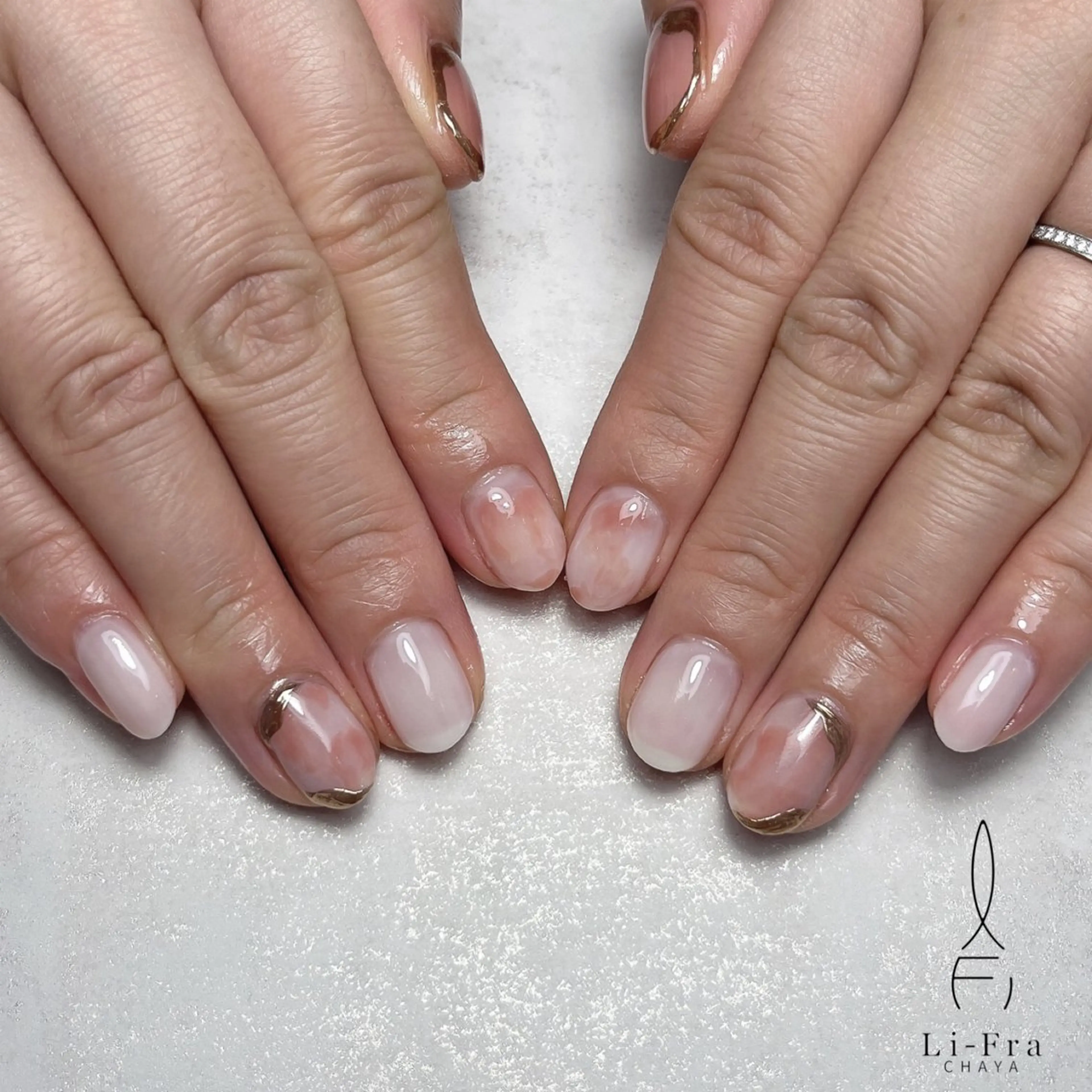 ネイル ハンドネイル Li-Fra 神野さやのネイルデザイン