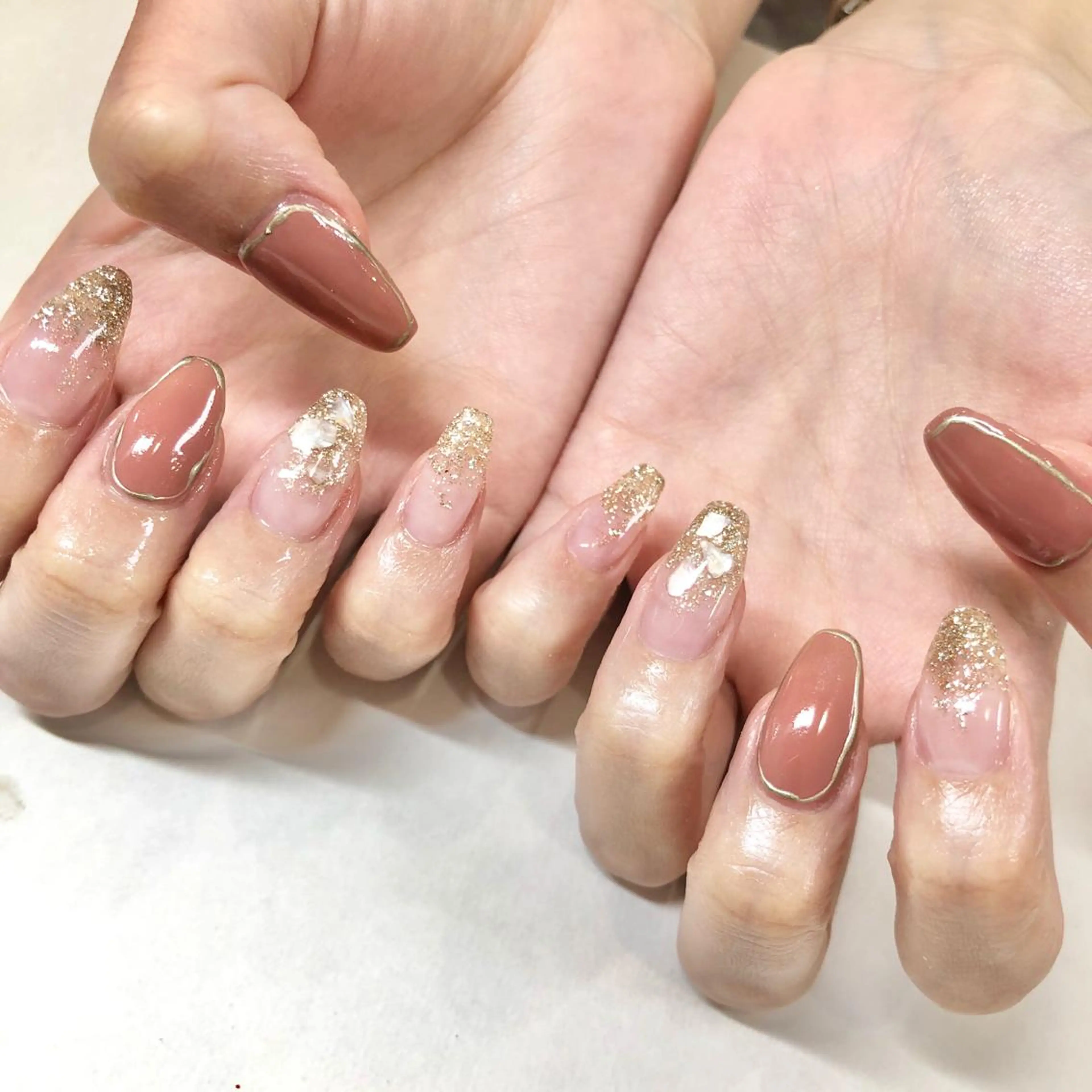 ネイル ニュアンスネイル ハンドネイル フットネイル 🎀AYAKO 🎀中韓ネイルのネイルデザイン