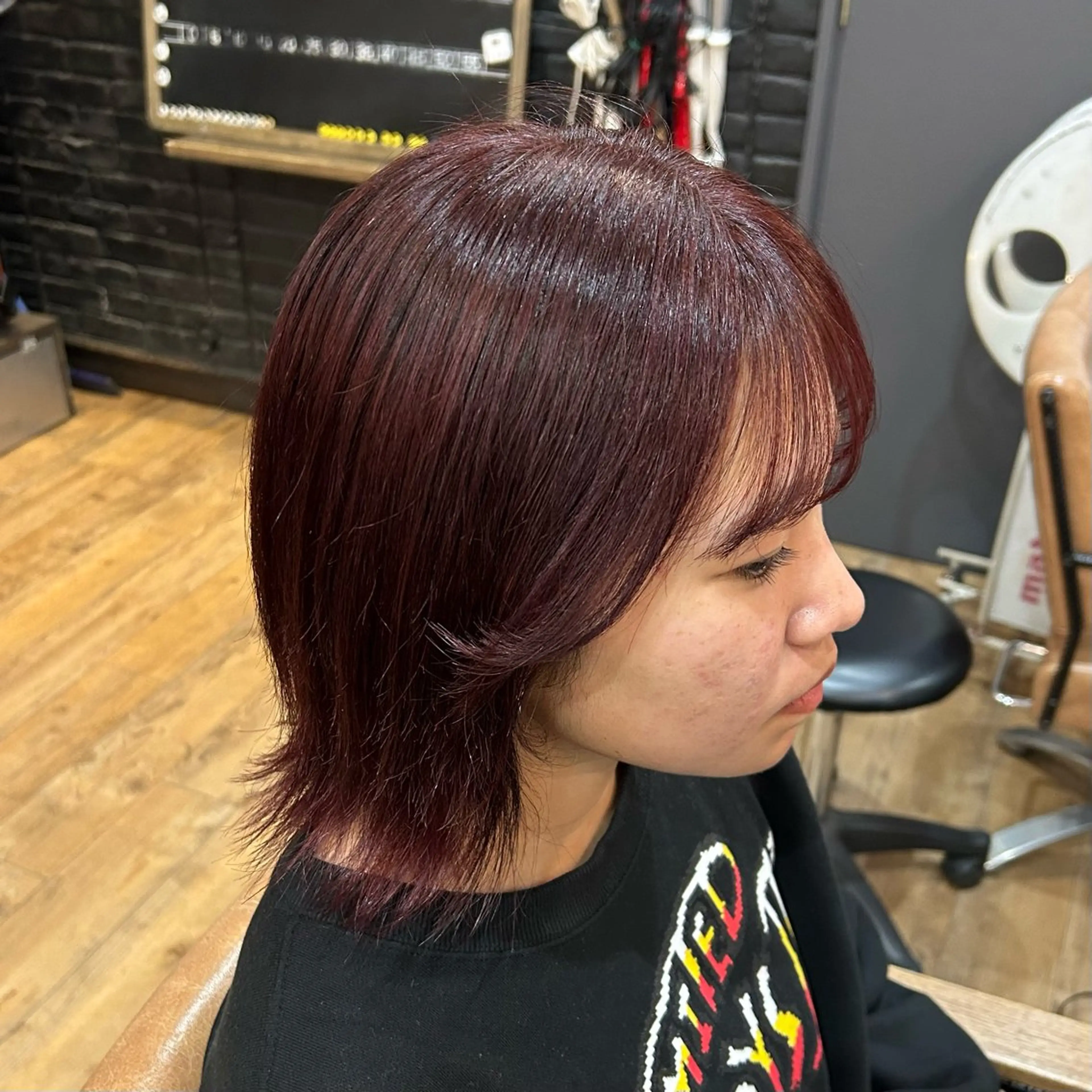 ミディアム カラー SHIAN八王子所属・SHIAN 八王子 🍑すずかのヘアスタイル