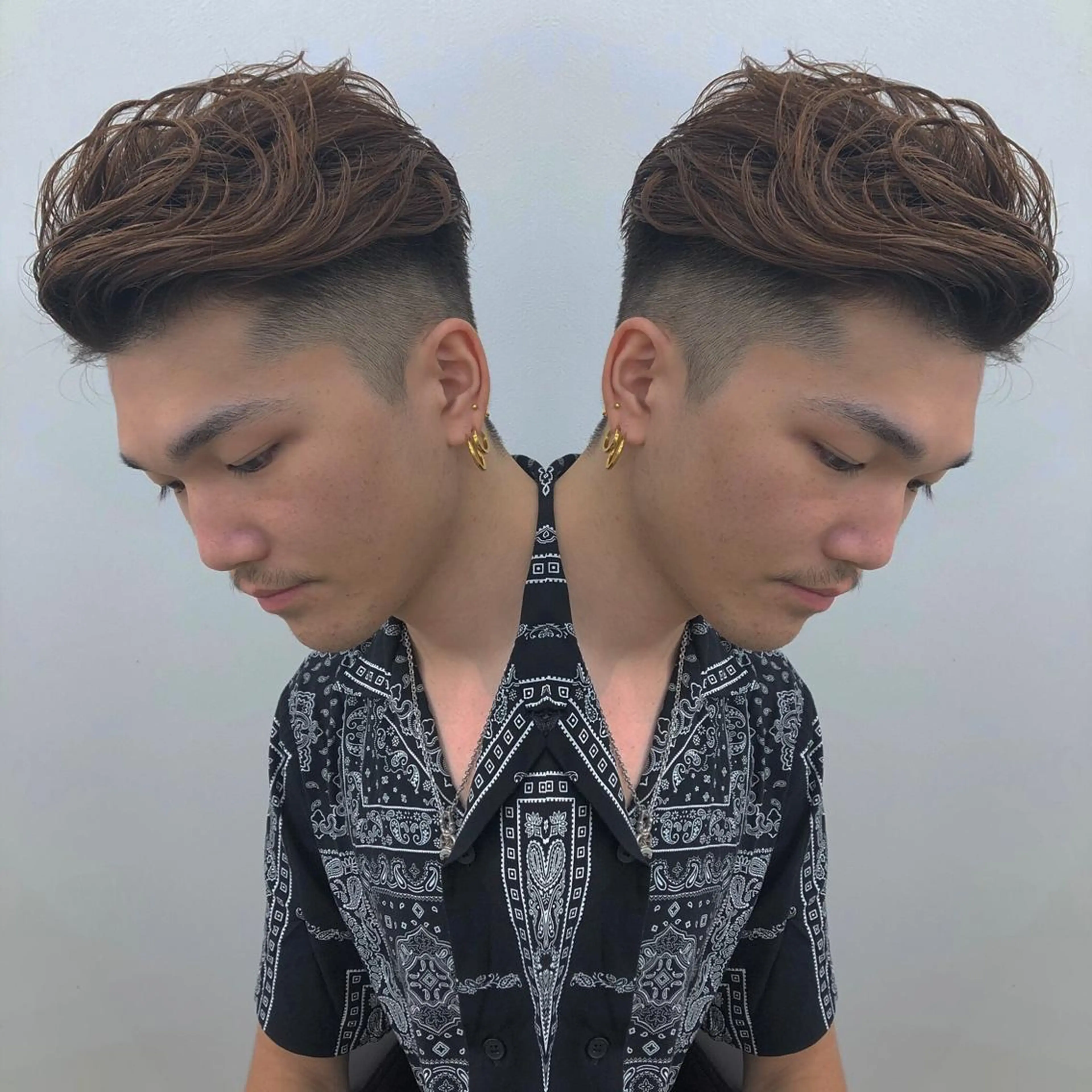 メンズ フェードカット 刈り上げ Le'a所属・渋谷/フェード/ 國分 翔のヘアスタイル