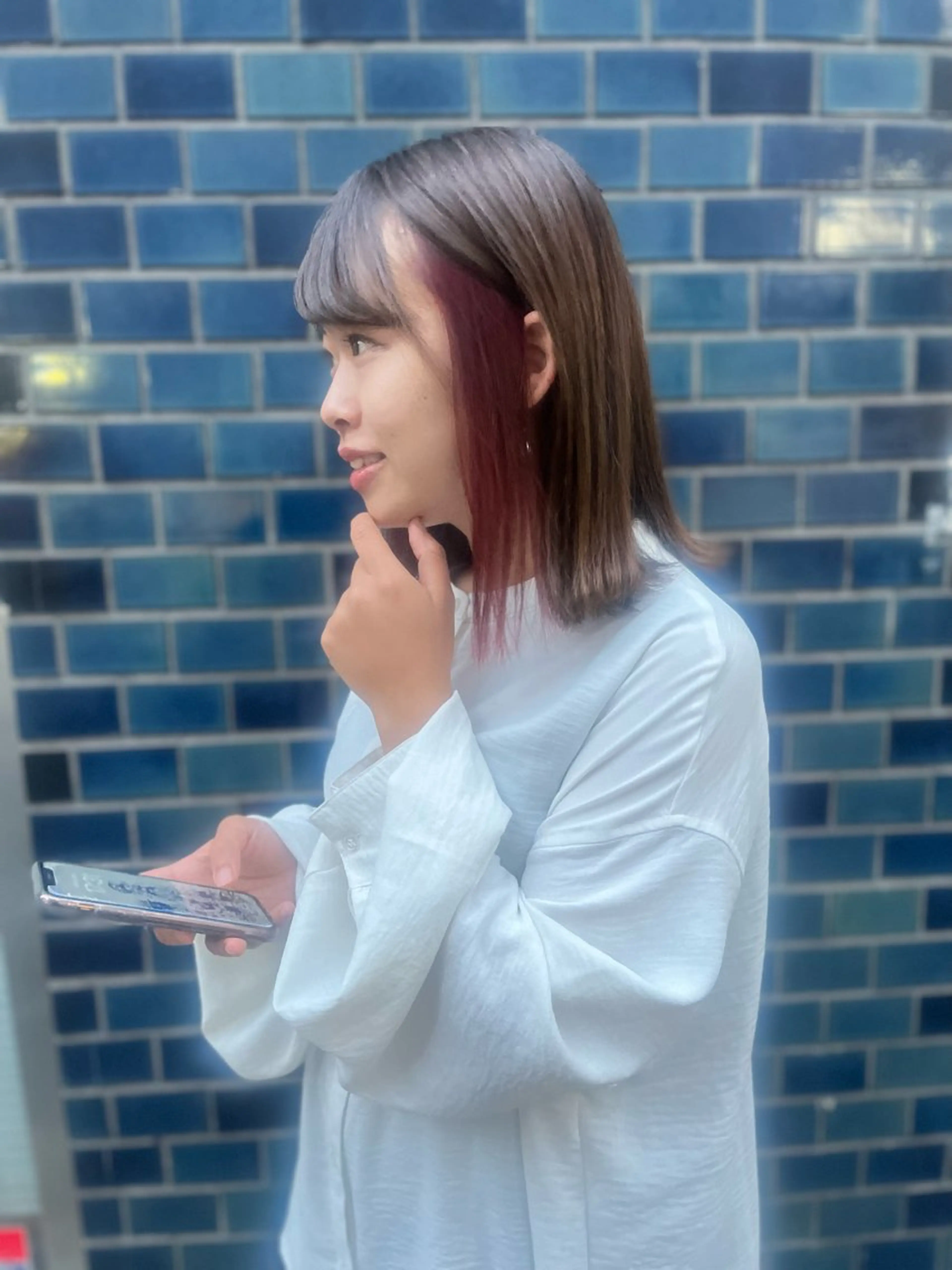 カラー ブリーチ イヤリングカラー カット ヘアカラー トリートメント Go   Today シェアサロン　横浜店所属・【ただの天才 🎨】のヘアスタイル