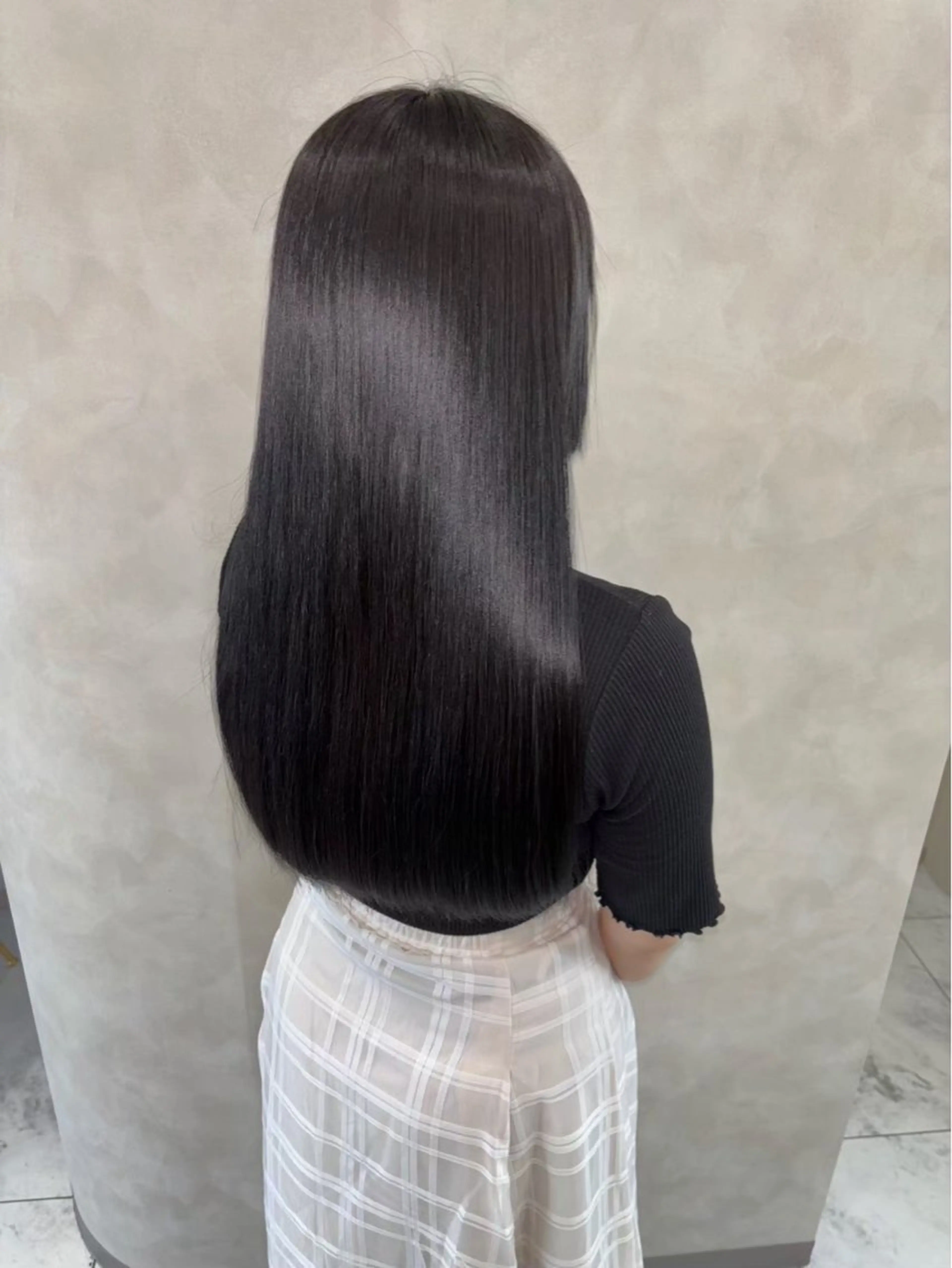 ロング カット ヘアカラー 縮毛矯正 king highlight&extensions梅田所属・髪質改善/似合わ せ/ダブルカラー盛田のヘアスタイル