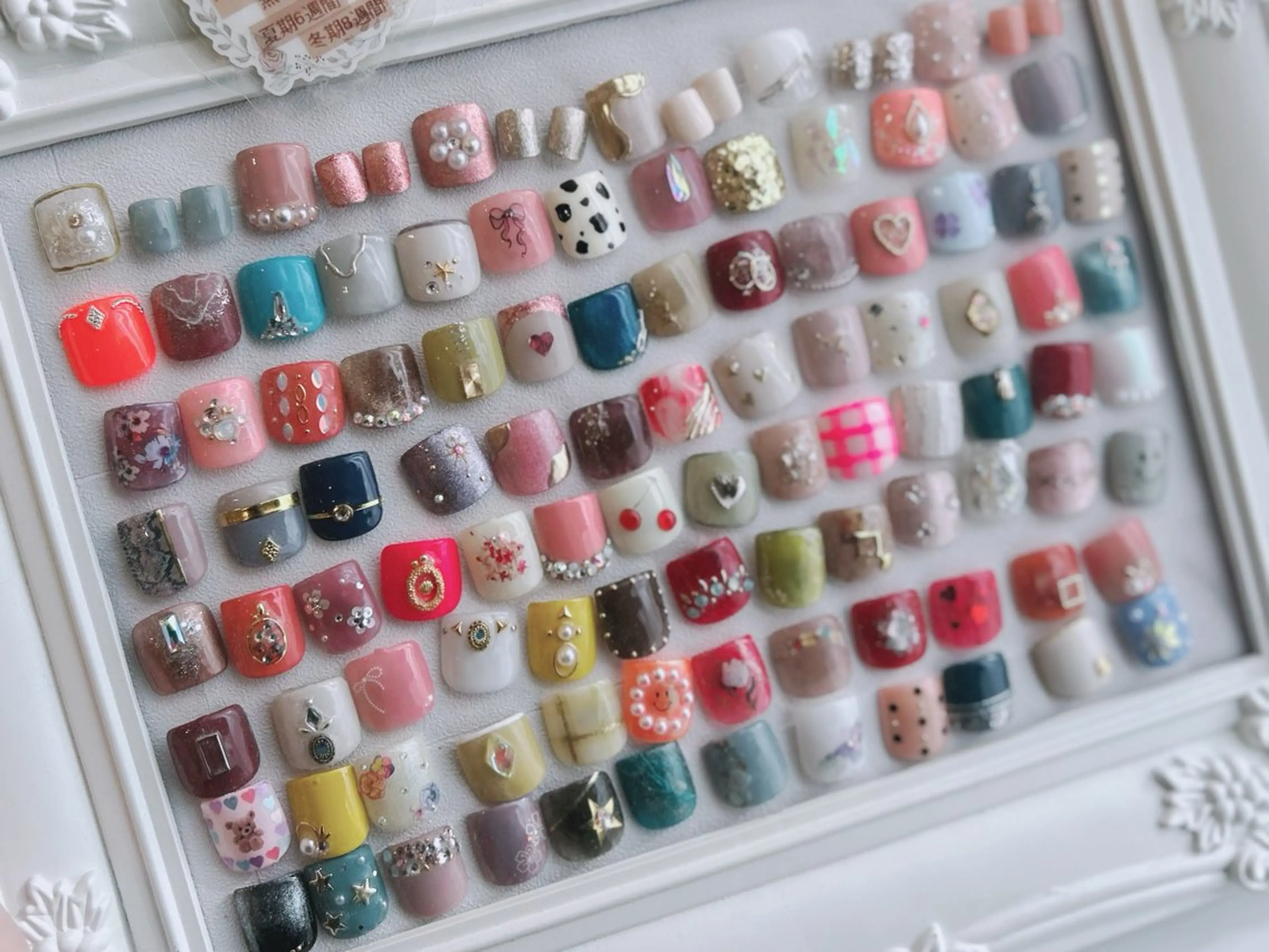 親指アートの写真