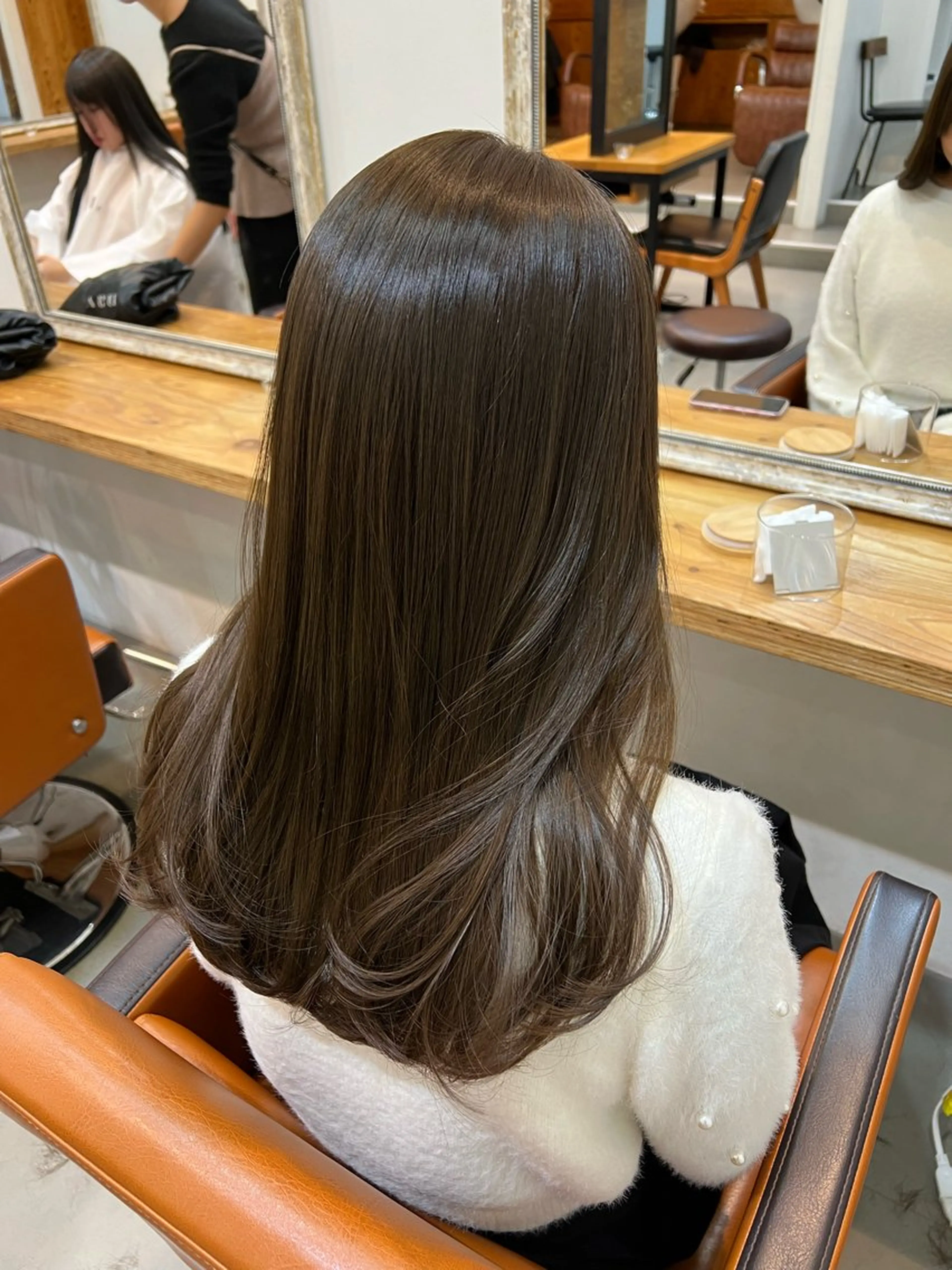 セミロング カラー ベージュカラー ヘアカラー Himika🌻 髪質改善✨のヘアスタイル