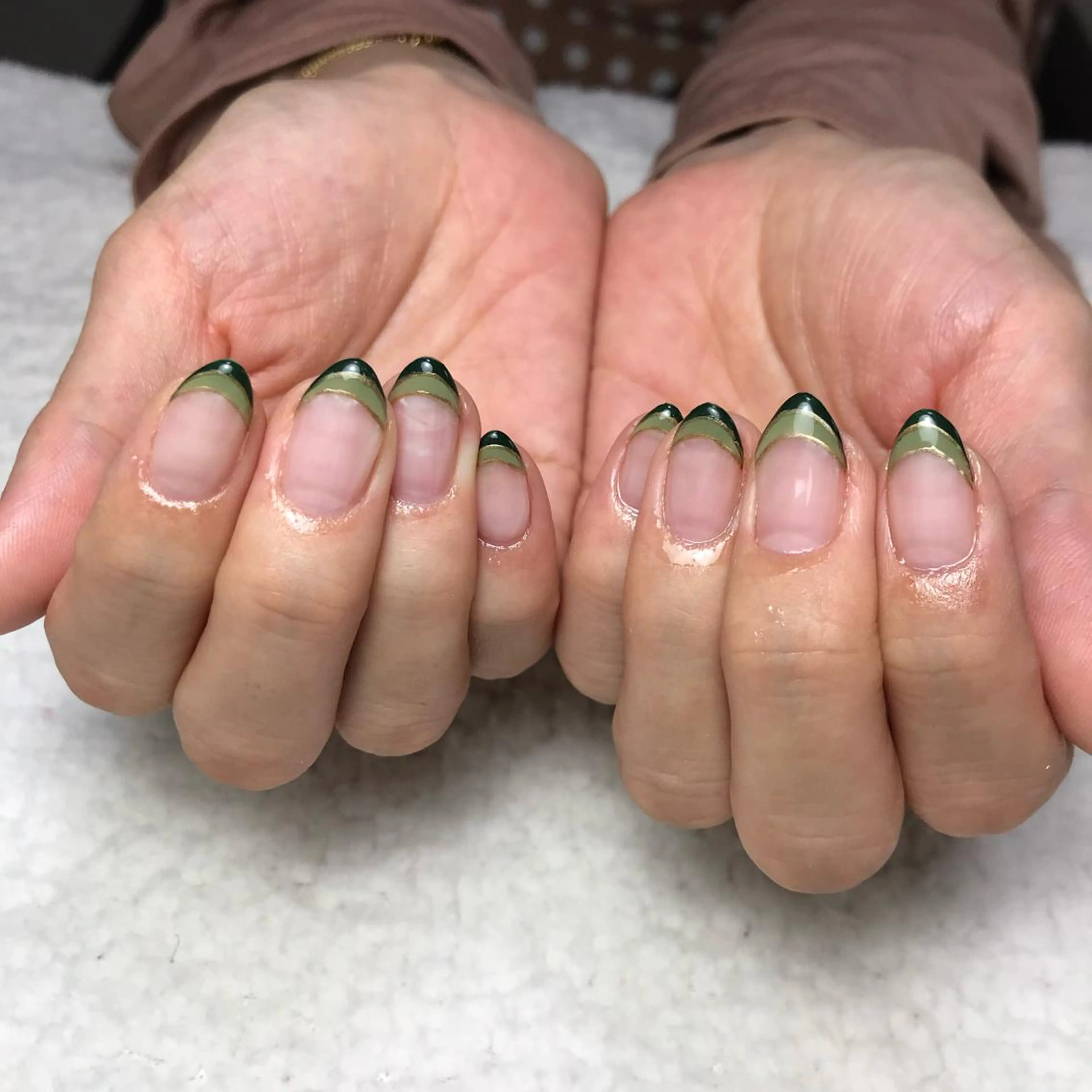 ネイル ダブルフレンチ フレンチネイル ハンドネイル COCO+所属・COCO +のエステ・リラクイメージ