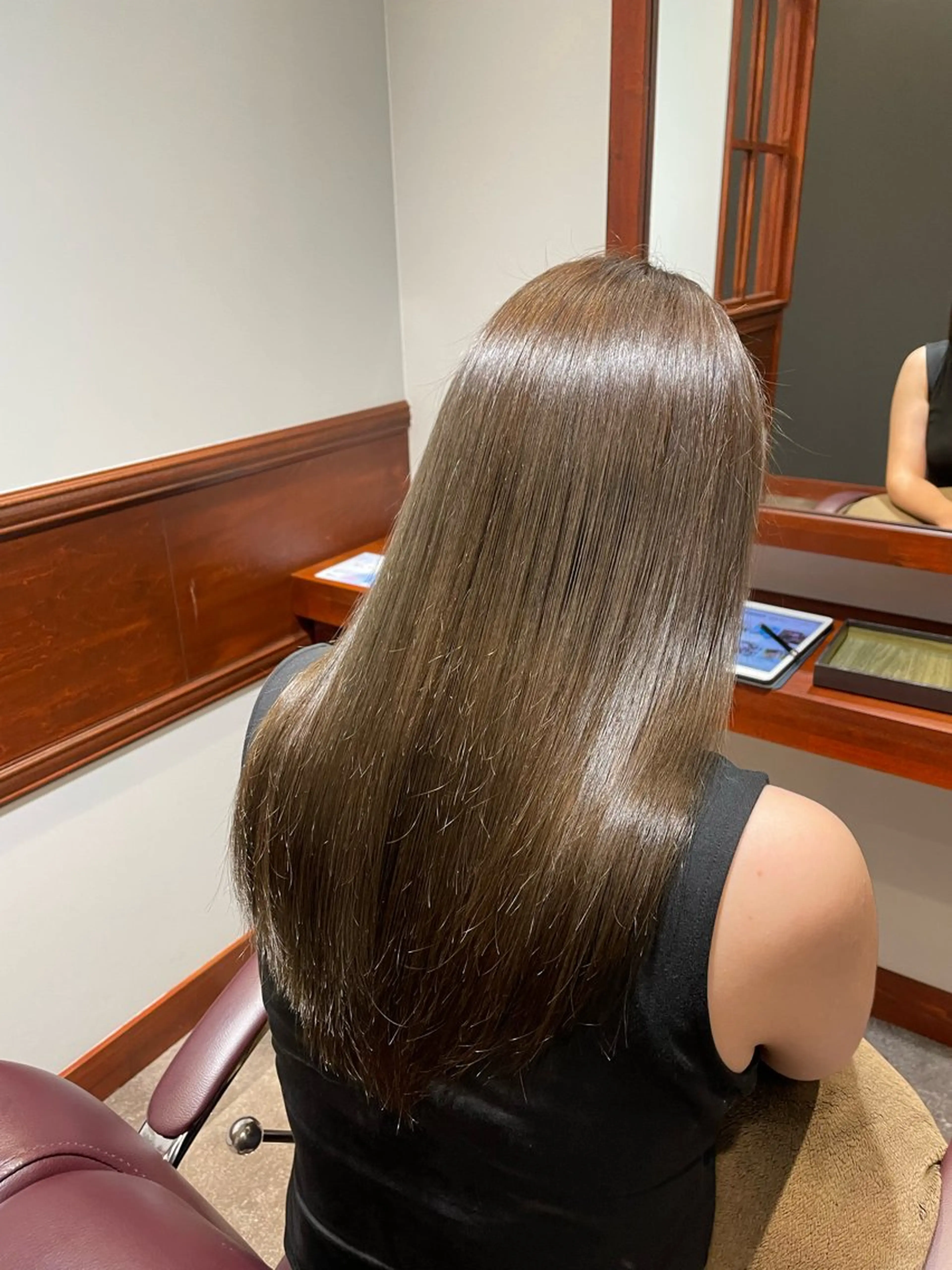 ロング カラー ベージュ/透明感/ 桃子🎀のヘアスタイル