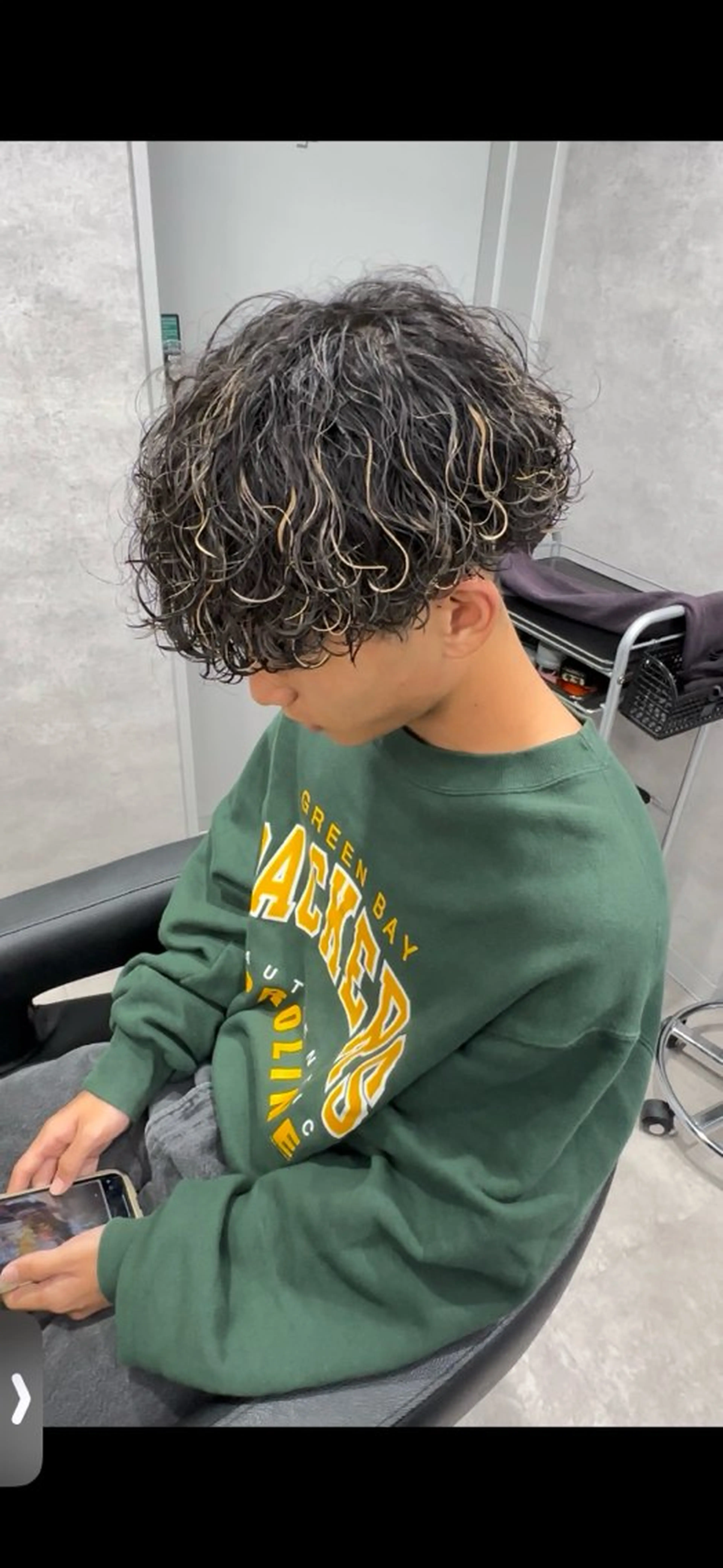 パーマ メンズ カット ヘアカラー パーマ トリートメント 新世代パーマ⚡️ の達人トモ⚡️のヘアスタイル