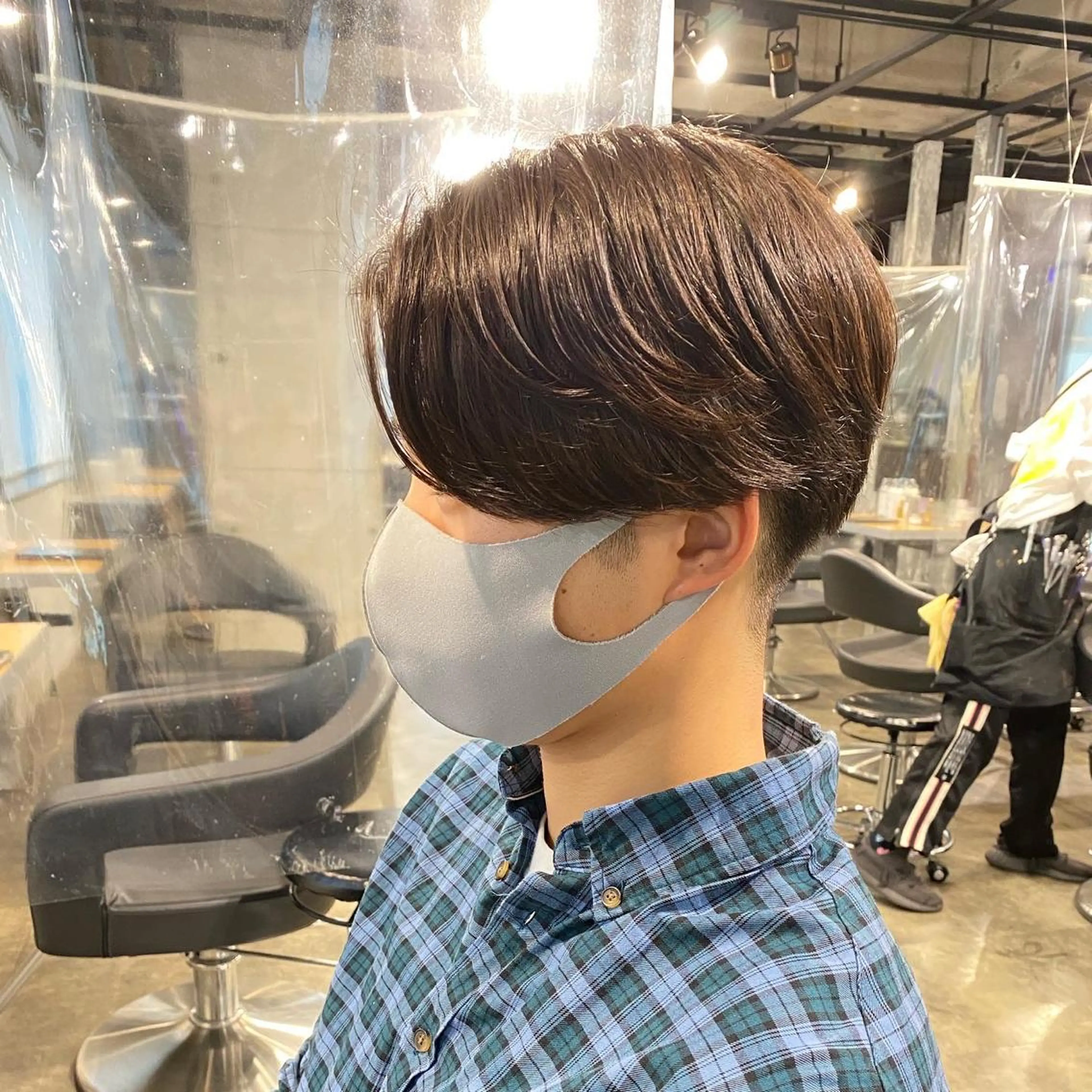 ショート パーマ メンズ 🟦ニュアンス/メン ズパーマ横浜🟦のヘアスタイル