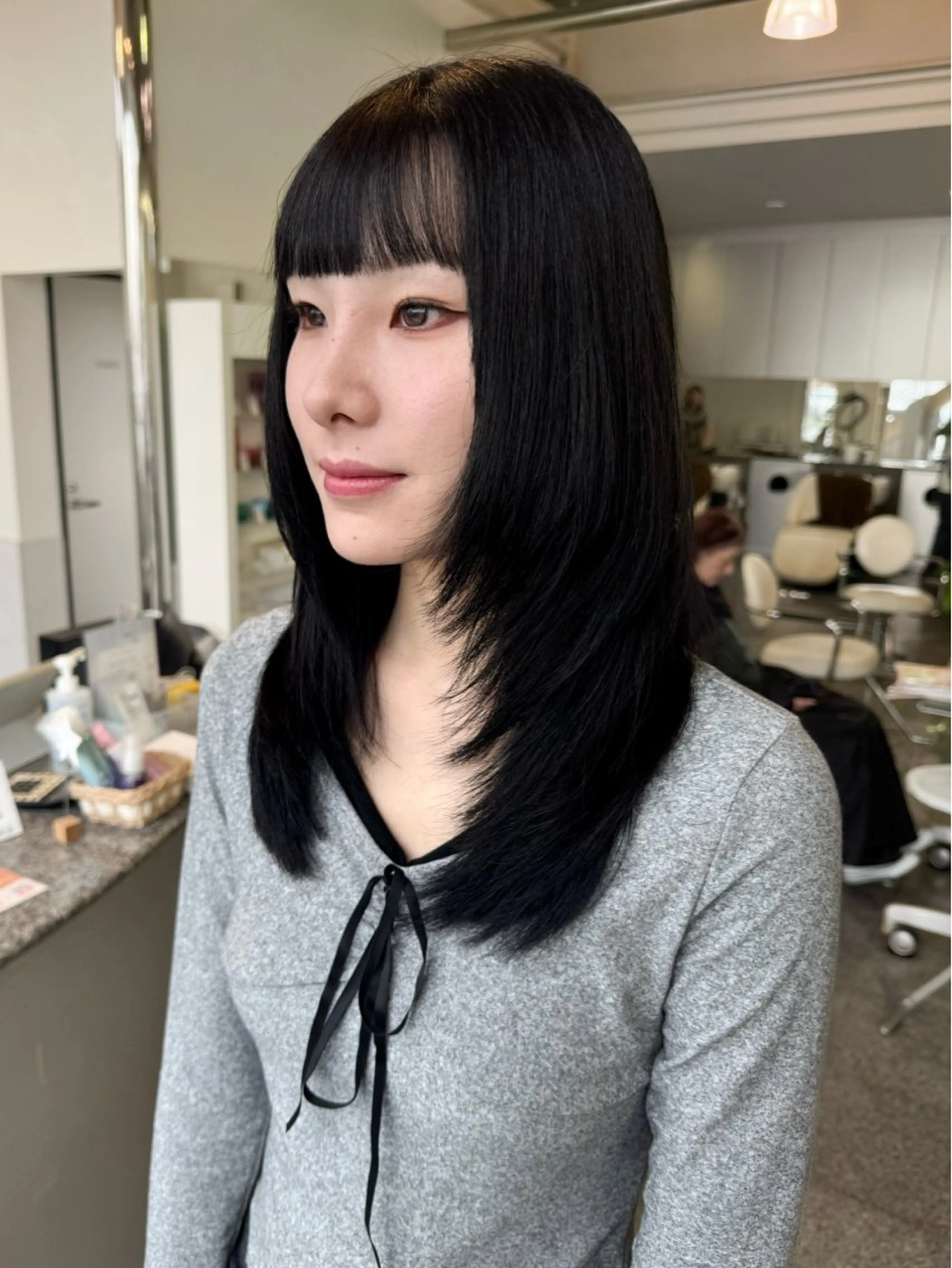 ロング カラー ハッシュカット カット ヘアカラー トリートメント 🫧ヒシダアキ /taboo🫧のヘアスタイル