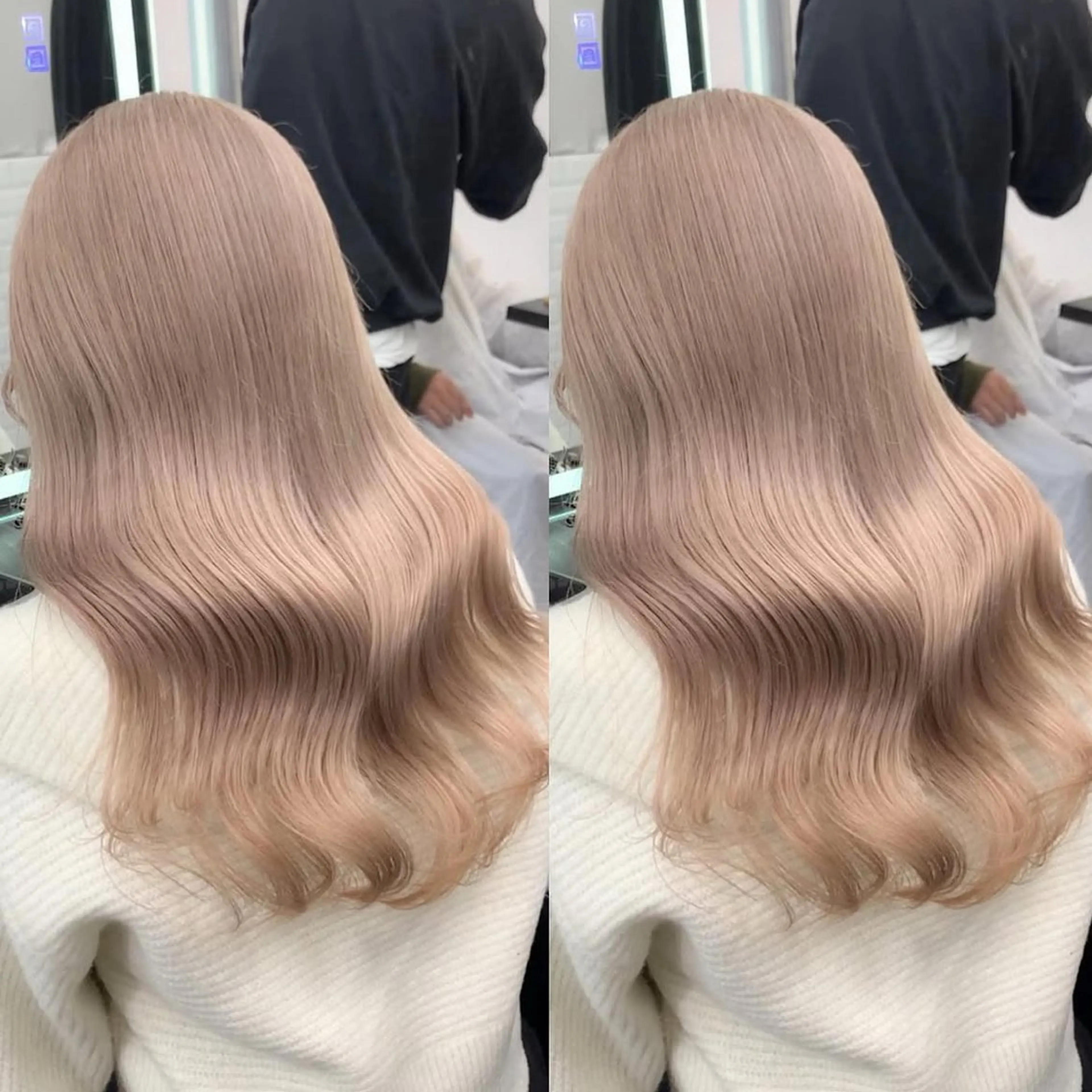 セミロング ヘアカラー sera🐆 ハイライト🎀のヘアスタイル