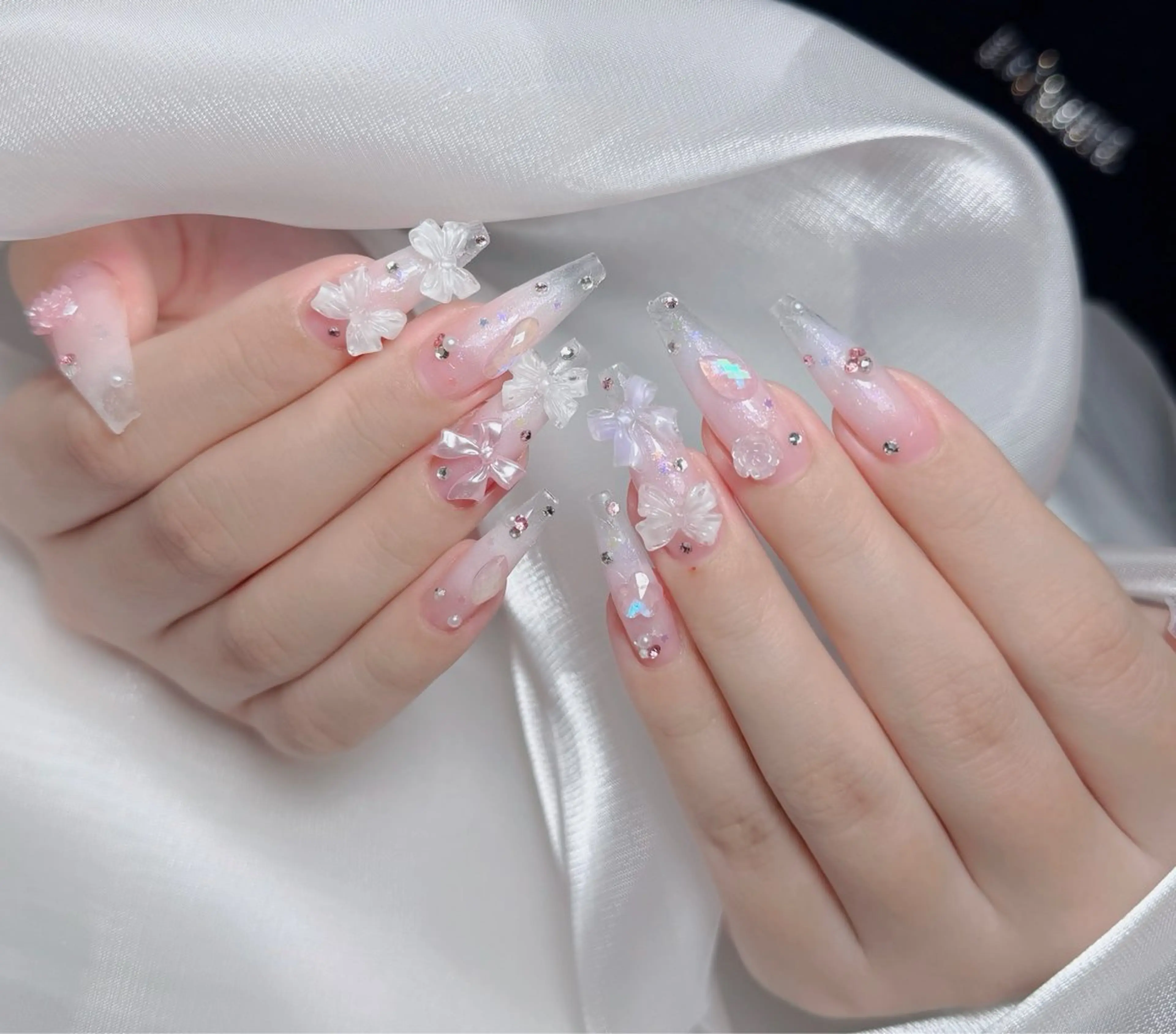 ネイル アートネイル フレンチネイル ジェルネイル 韓国ネイル マグネットネイル ハンドネイル Lenie Nail Okuboのネイルデザイン