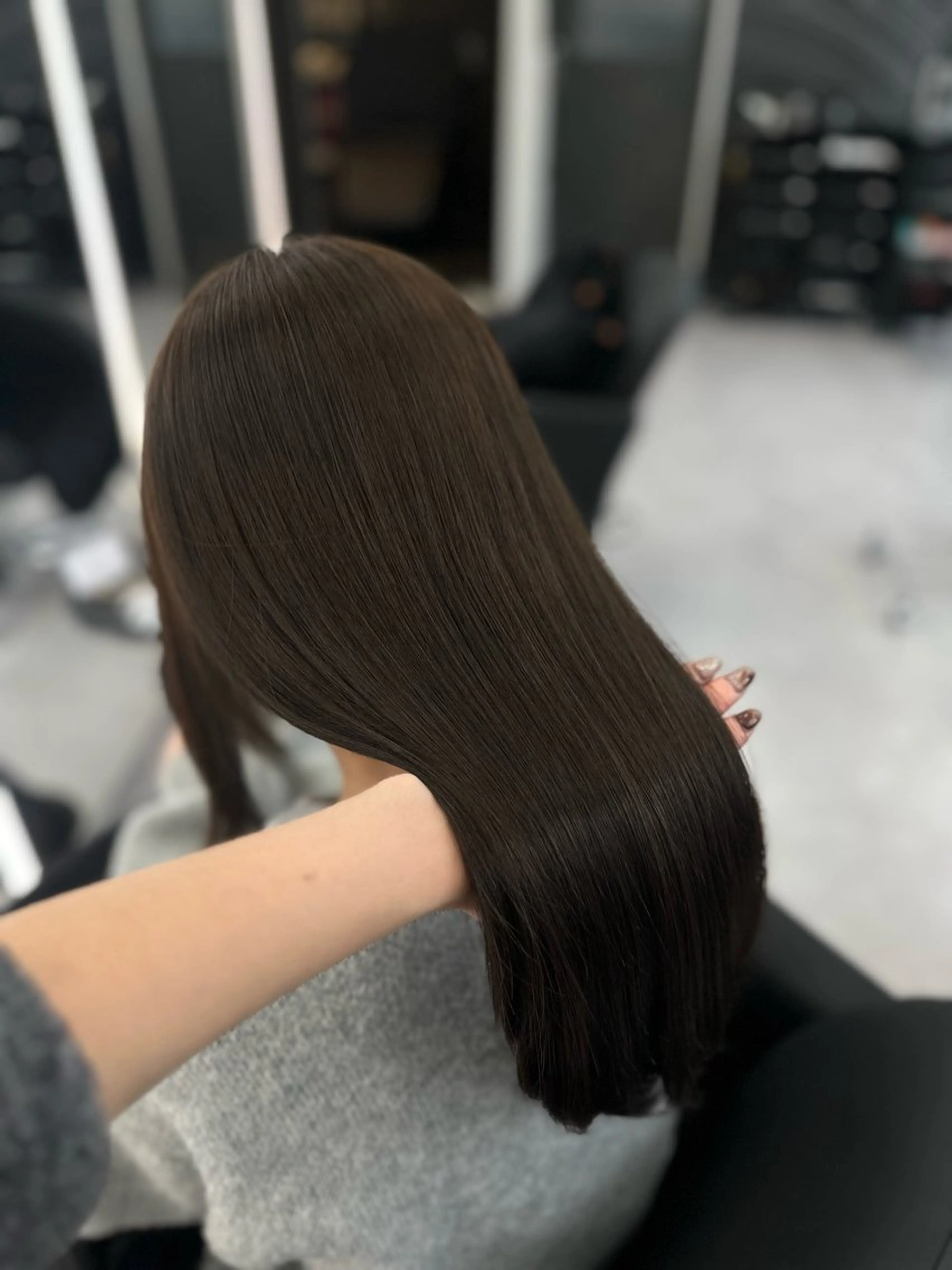 ロング ヘアカラー トリートメント ブリーチなし/透明感 NONO💖のヘアスタイル