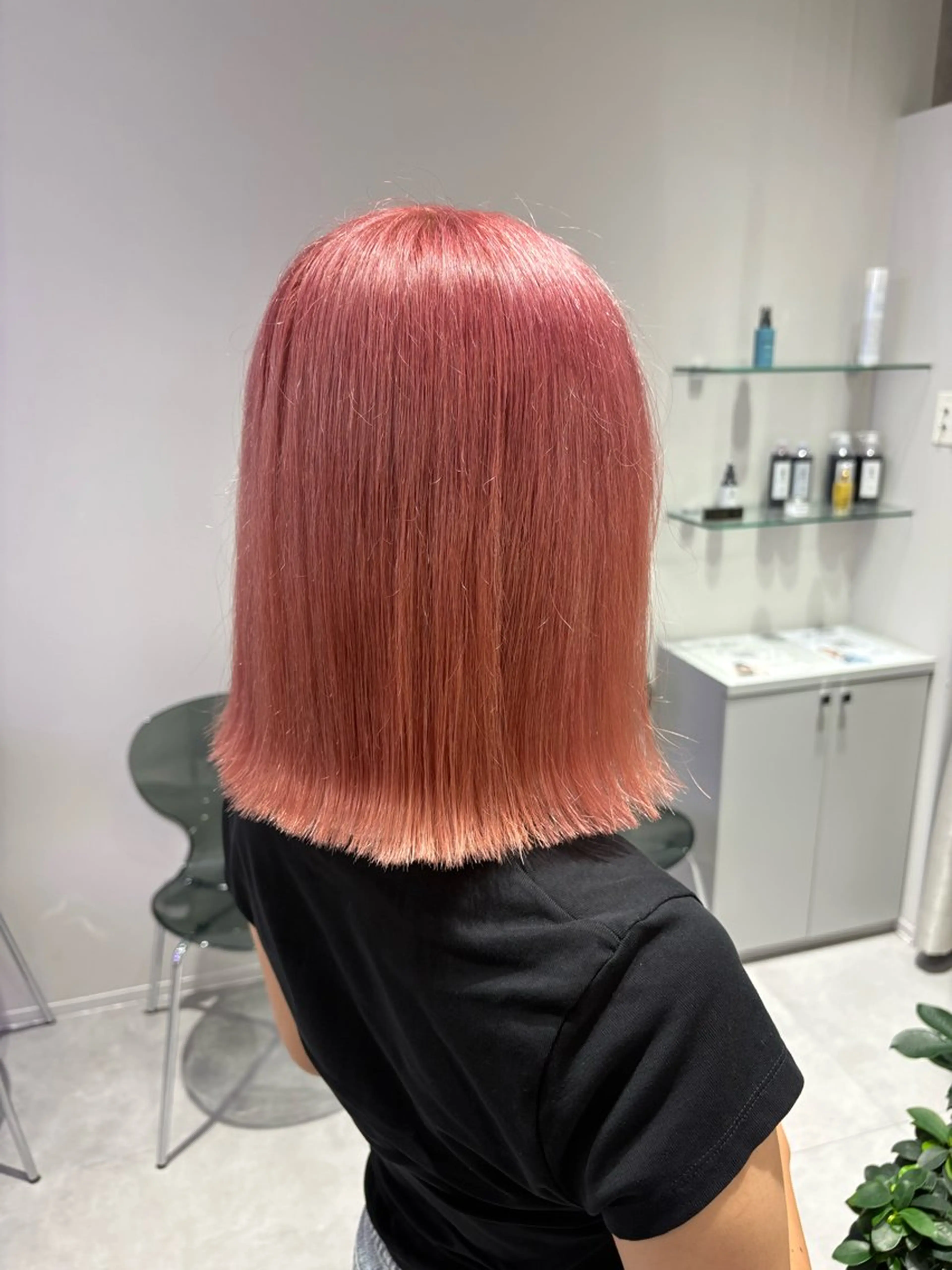 ミディアム カラー ヘアカラー トリートメント 💗モテガーリー💗 rumi♡のヘアスタイル