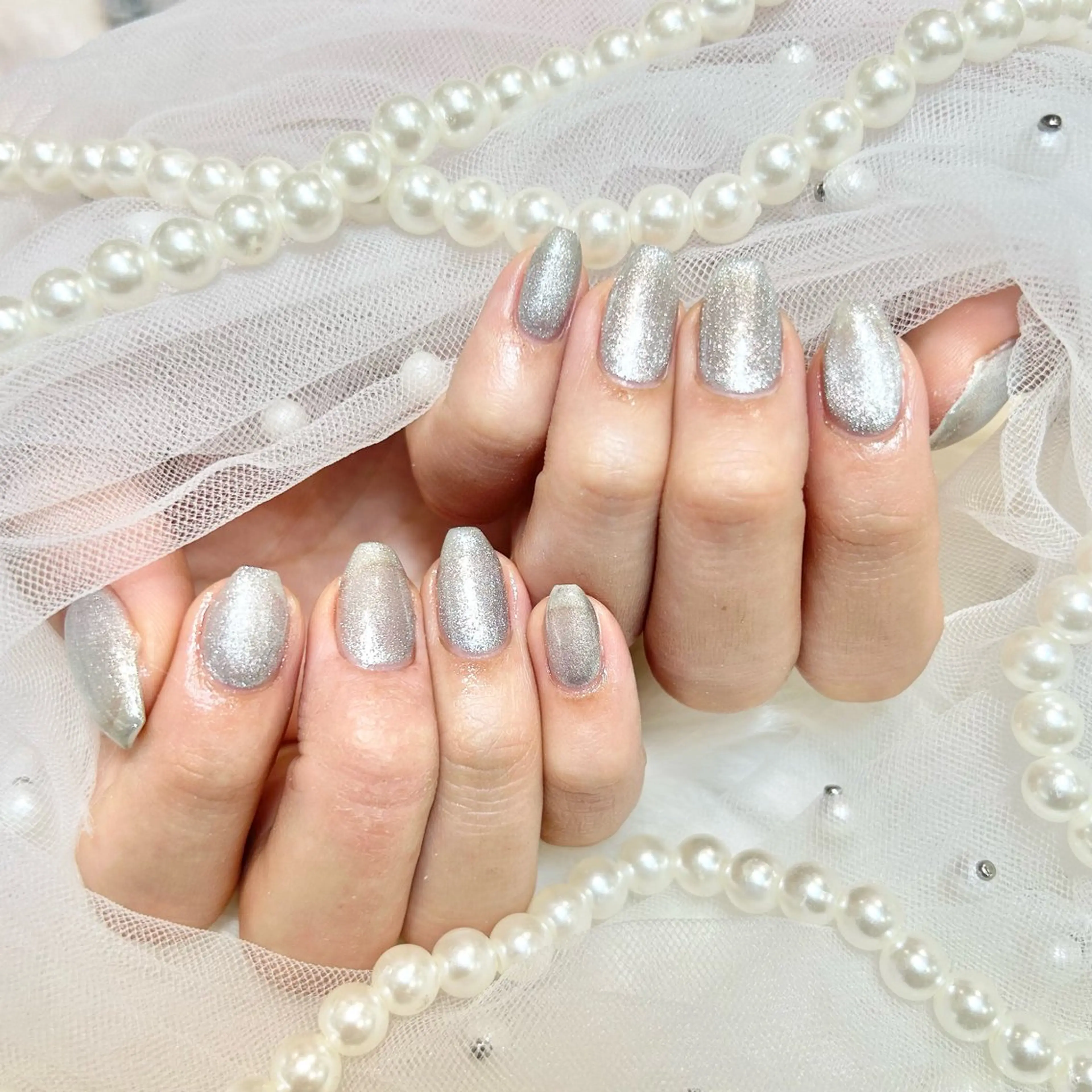 ネイル マグネットネイル ハンドネイル WISTERIA ayumiのネイルデザイン