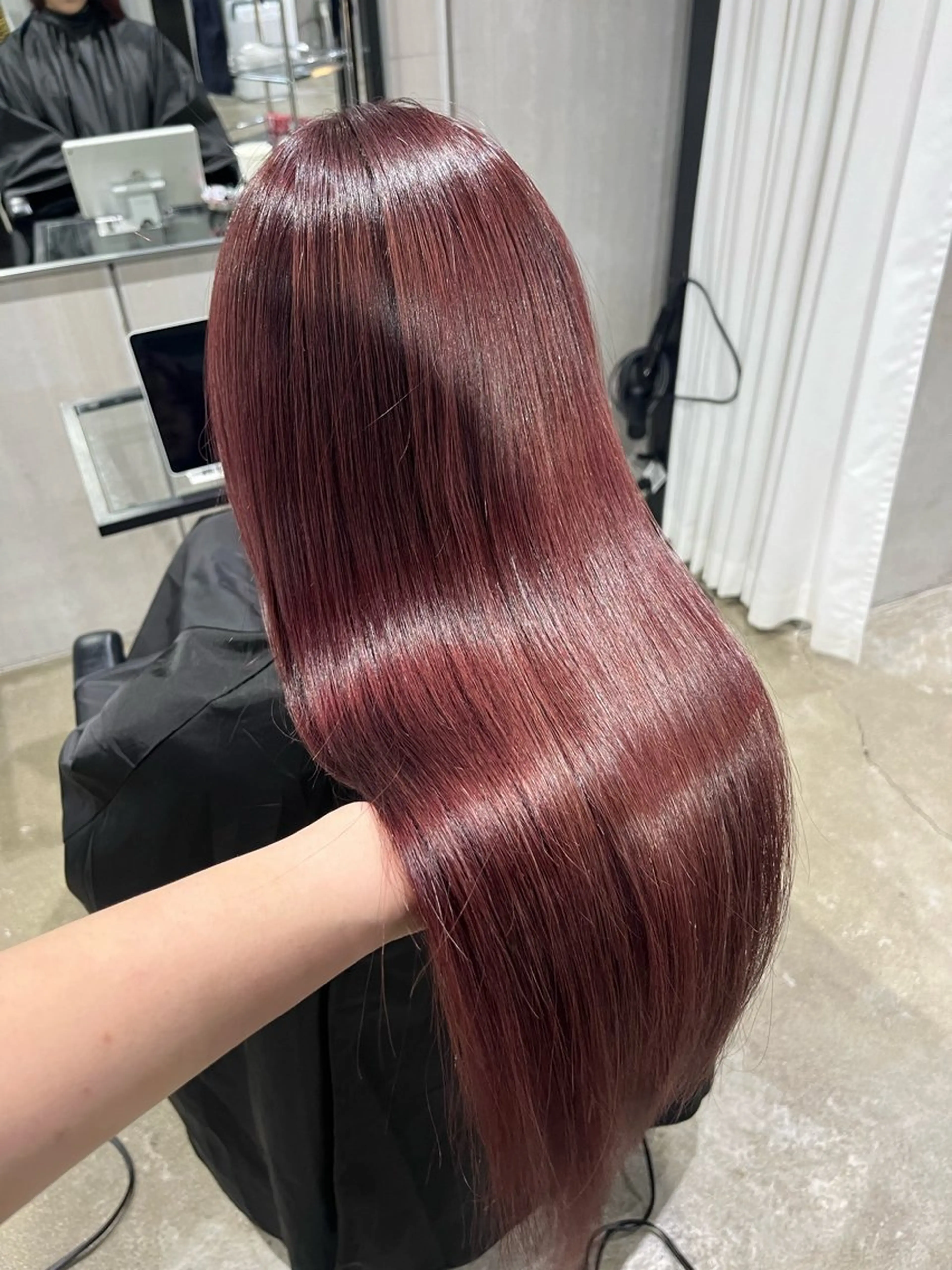 カラー ブリーチ ケアカラー ピンクカラー ヘアカラー Dicency所属・小倉/髪質改善 /カラー/五郡 陽菜のヘアスタイル