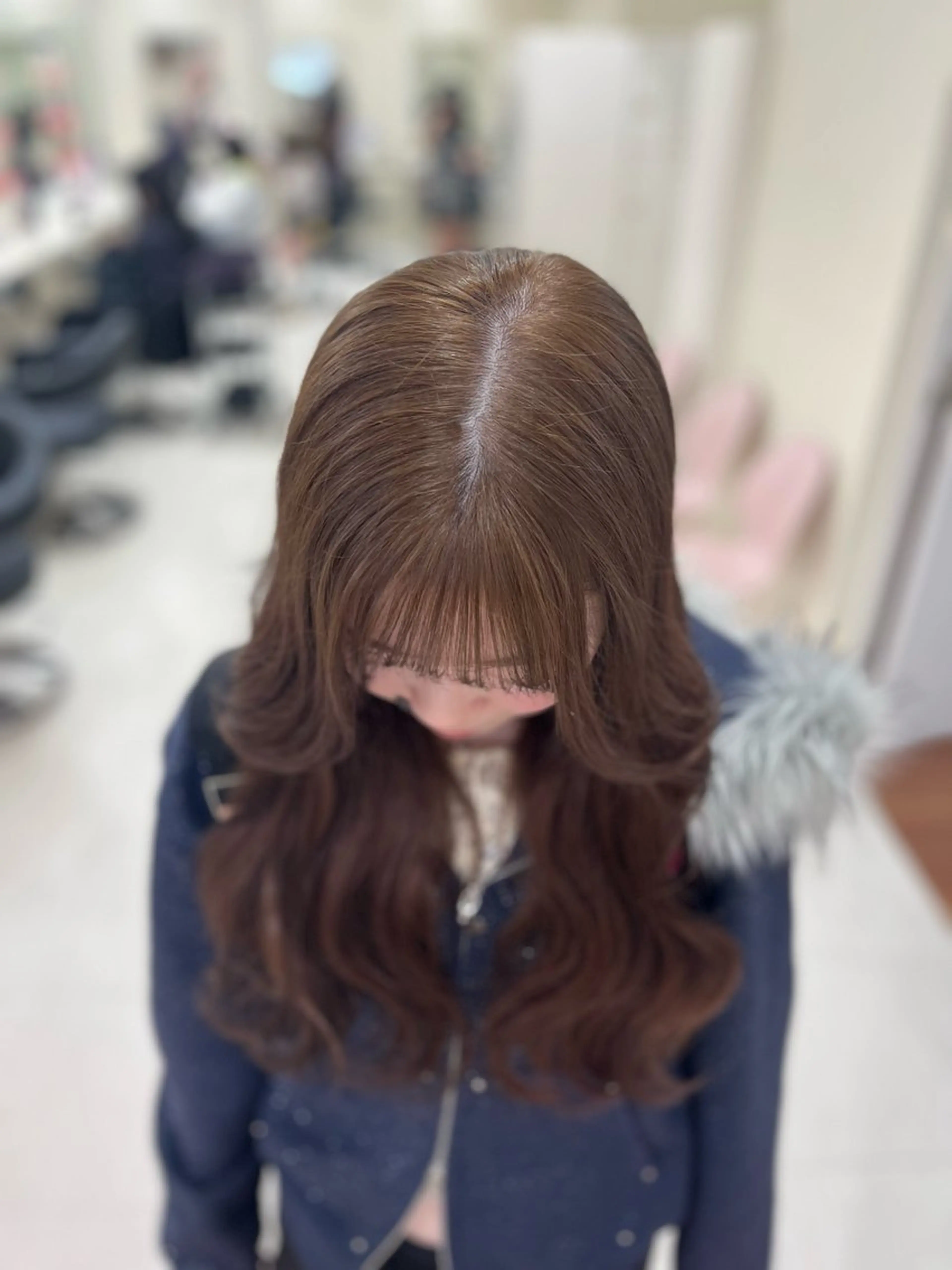 カラー ヘアカラー トリートメント ベージュ・ラベンダー カラー🎀りりのヘアスタイル