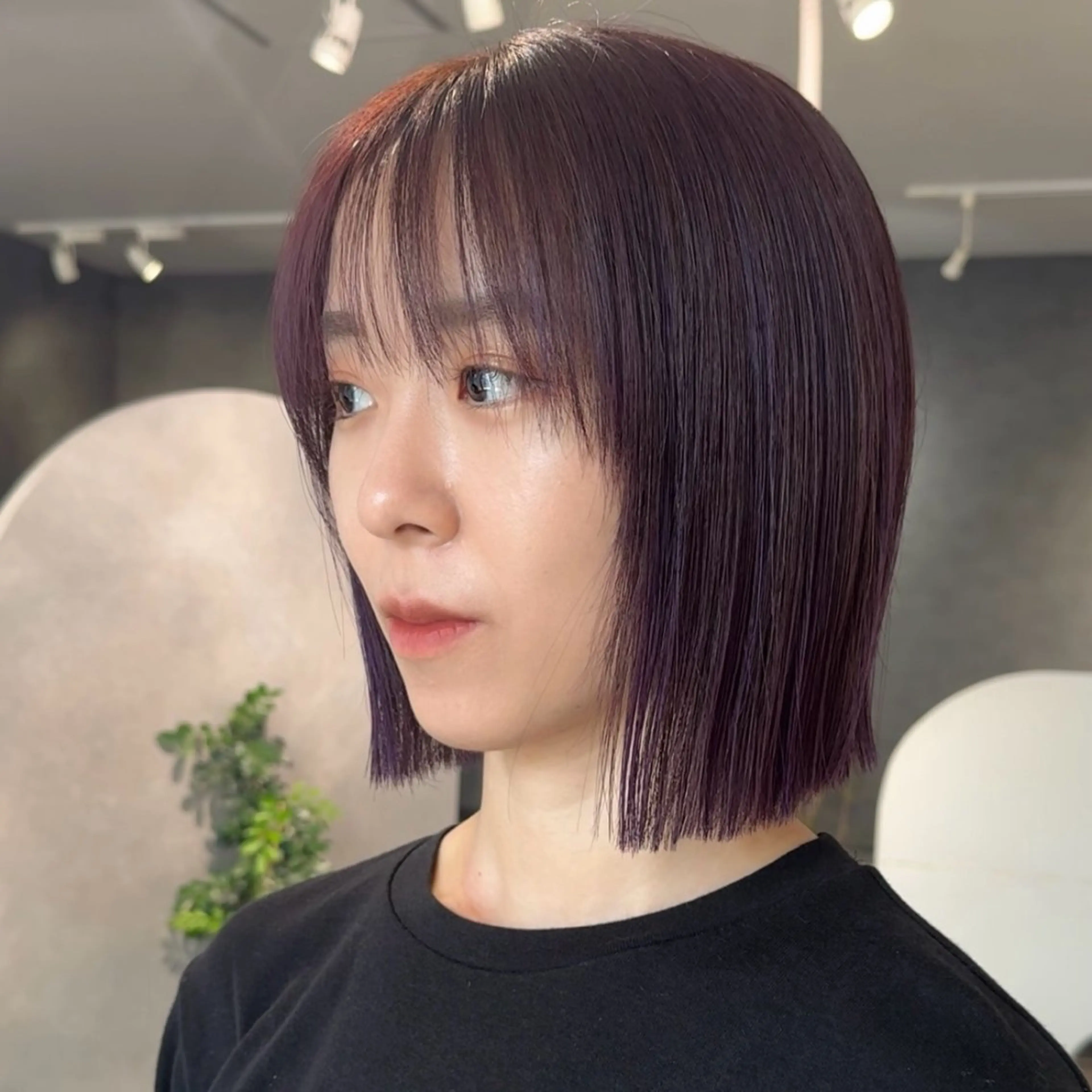 ショート カラー ブリーチ ブリーチなしカラー カット ヘアカラー トリートメント 吉田 葉音のヘアスタイル