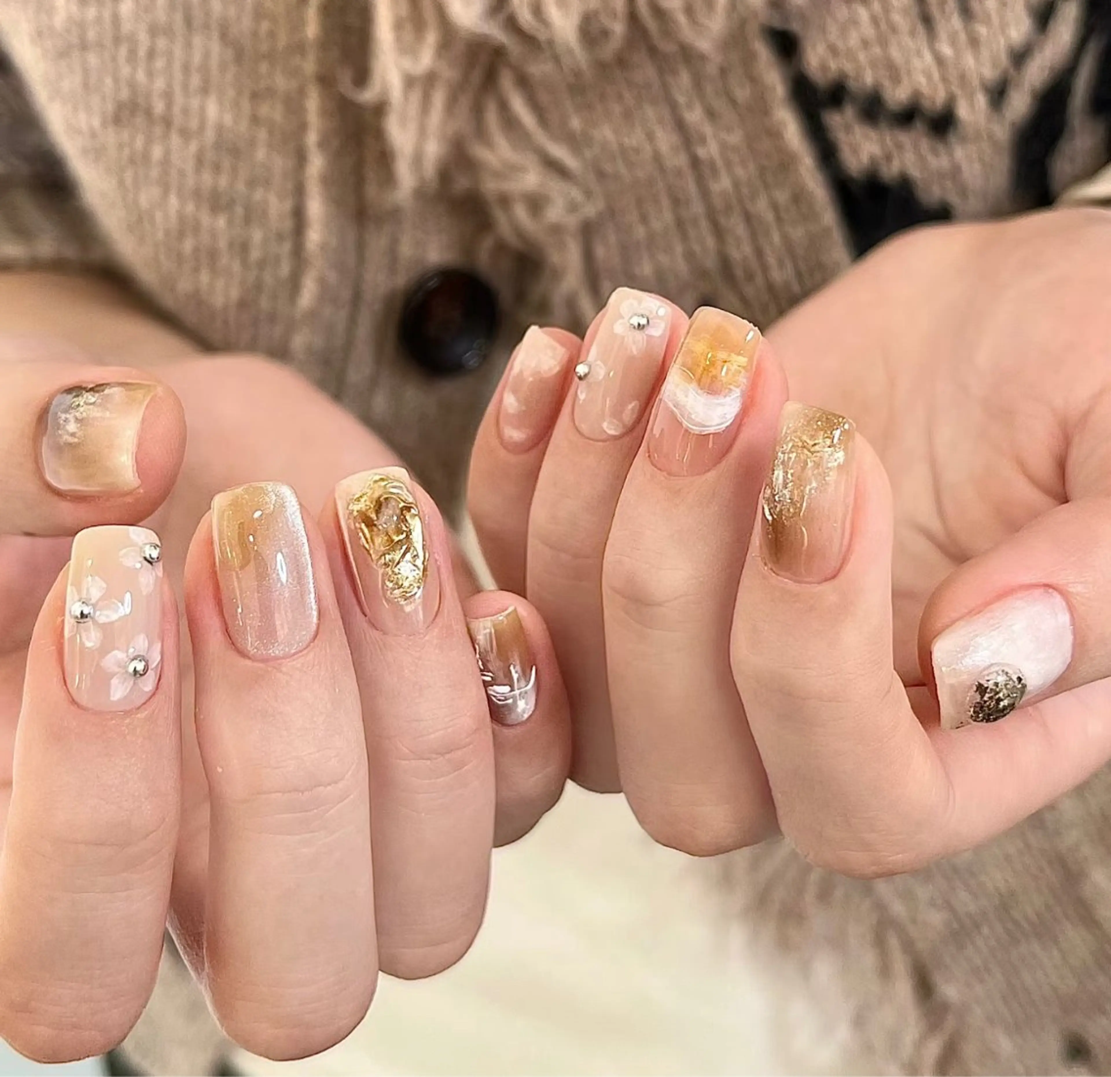 ネイル ハンドネイル ハンドケア 🍑 momo_nailのネイルデザイン