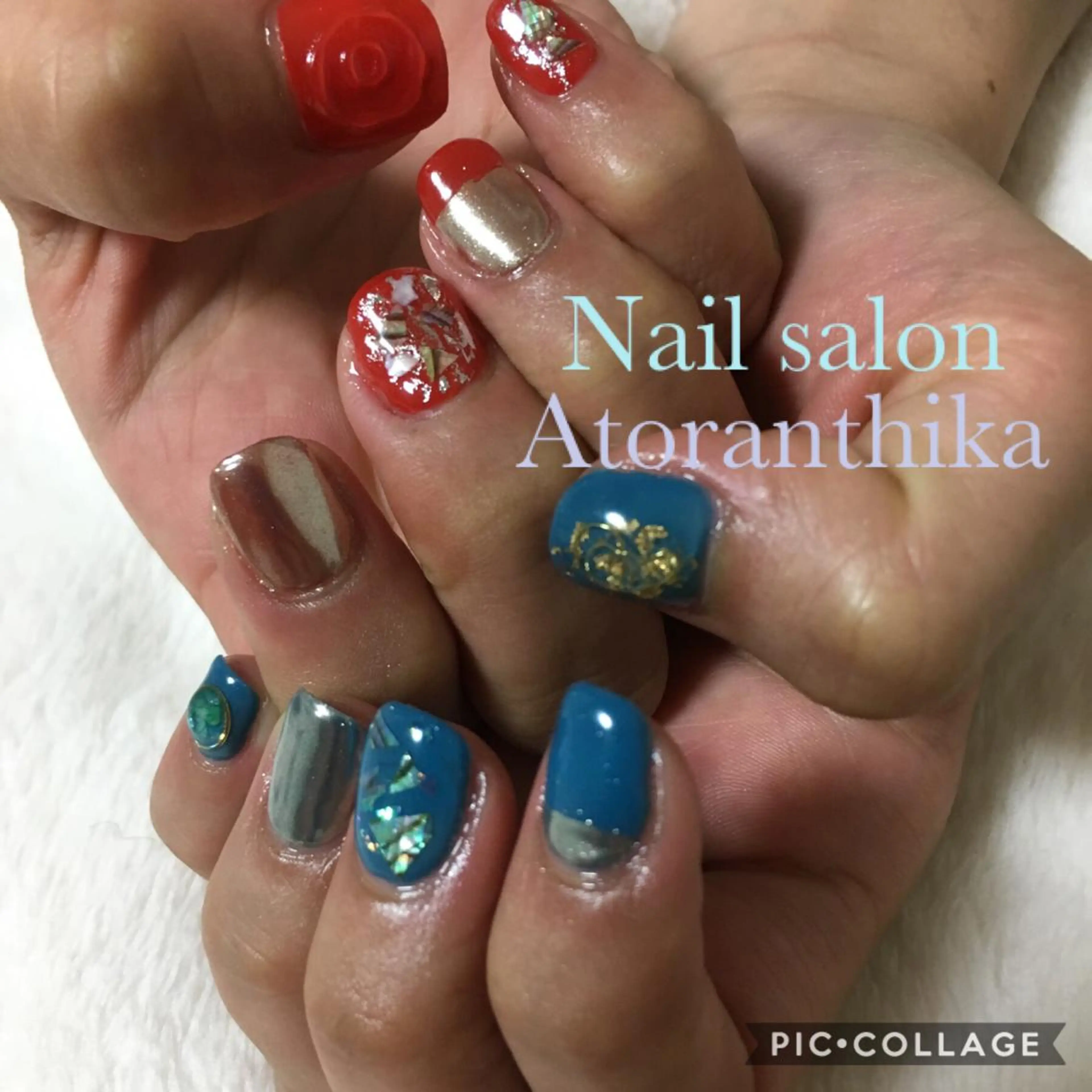 ネイル ニュアンスネイル ハンドネイル Nail salon Atlantica所属・Nail salon ✩ ｱﾄﾗﾝﾃｨｶのネイルデザイン
