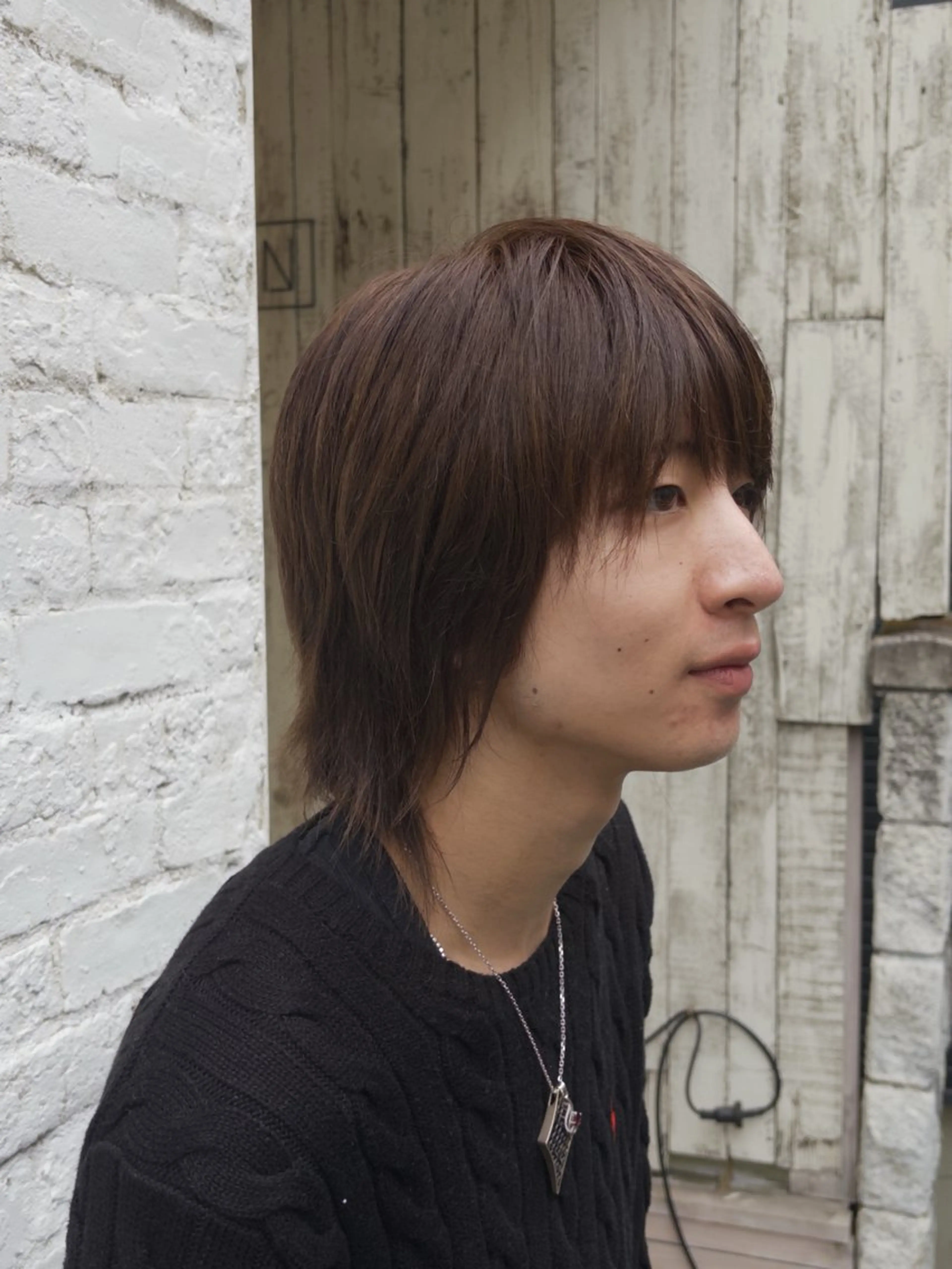 ミディアム メンズ ヘアカラー SHO 👻原宿 /艶カラーのヘアスタイル