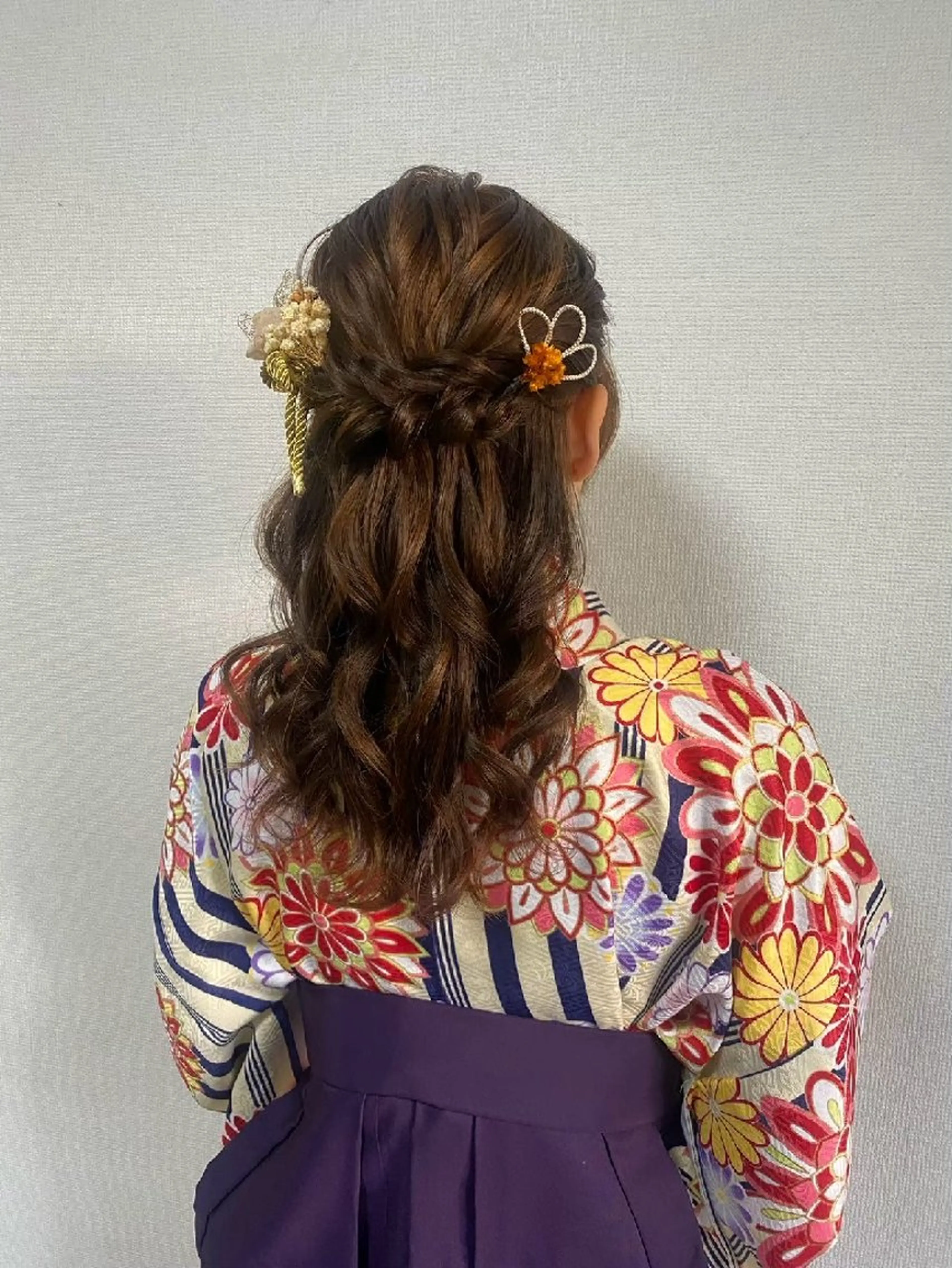 セミロング ヘアメイク/着付 AYAKAのヘアスタイル