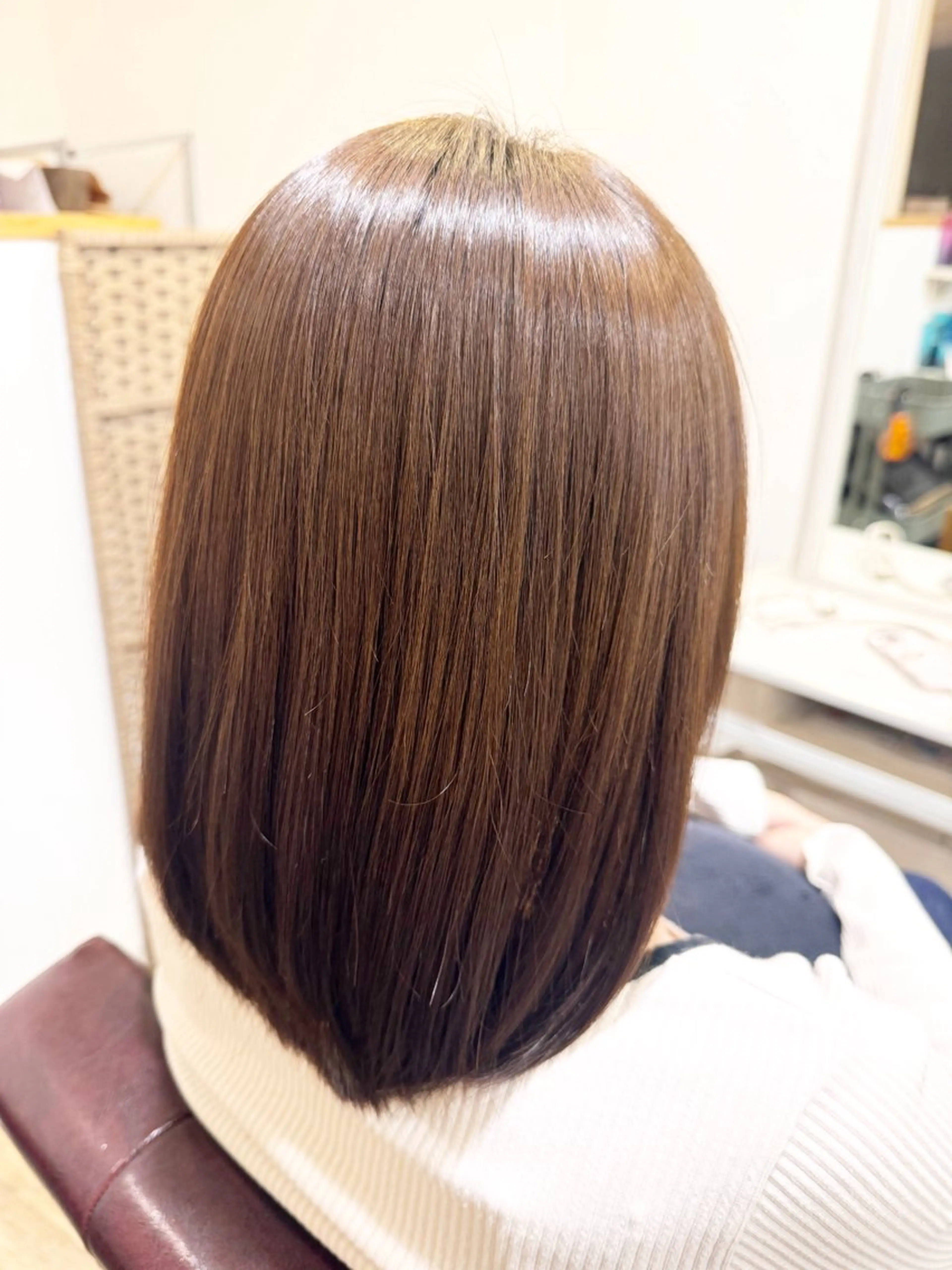 ロング 縮毛矯正 hair salon Rich 横須賀中央店所属・カットモデル募集🐥 高橋さらのヘアスタイル