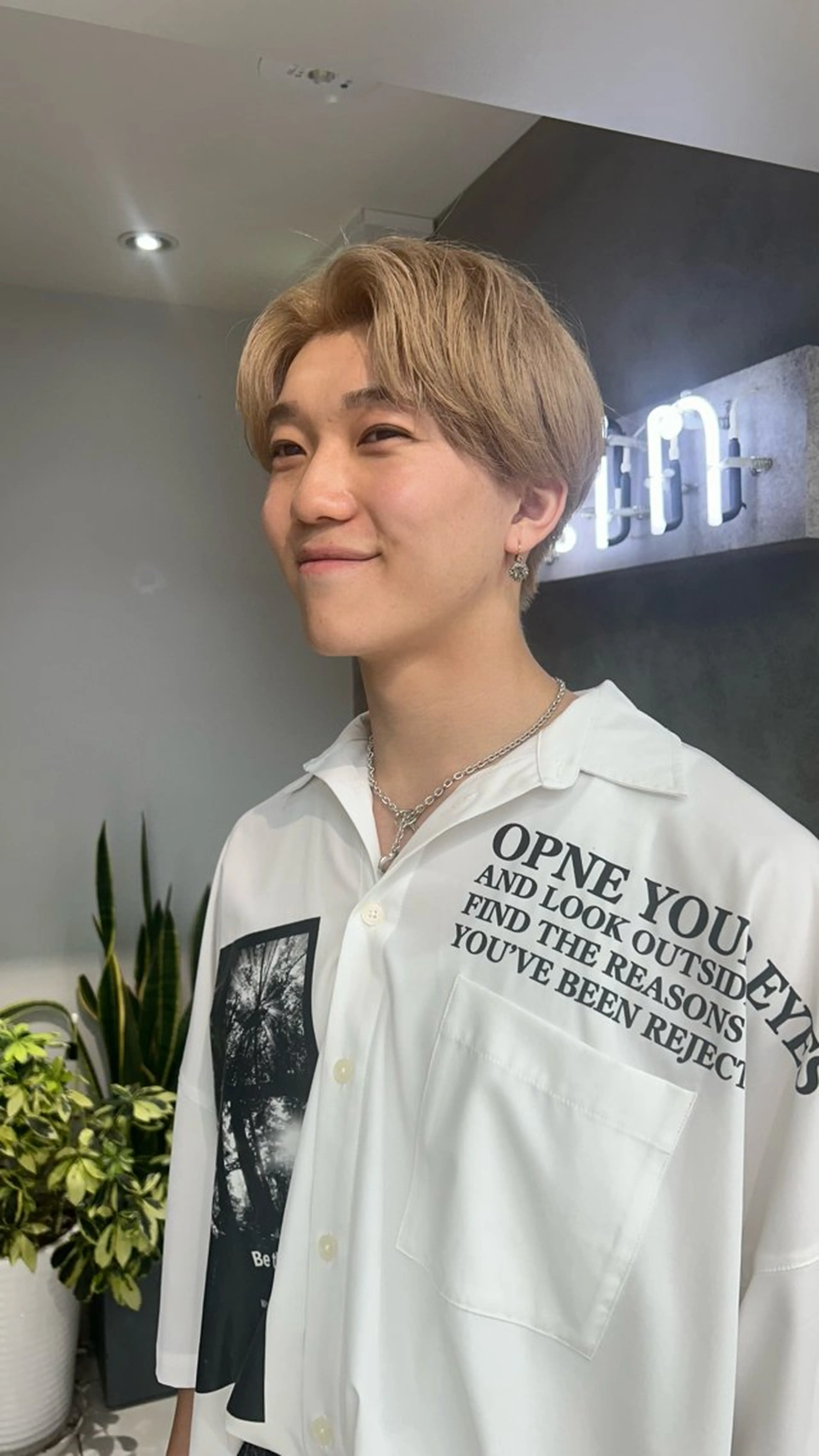 ショート カラー メンズ ナチュラル×色気パ ーマ 渋谷/マナミのヘアスタイル