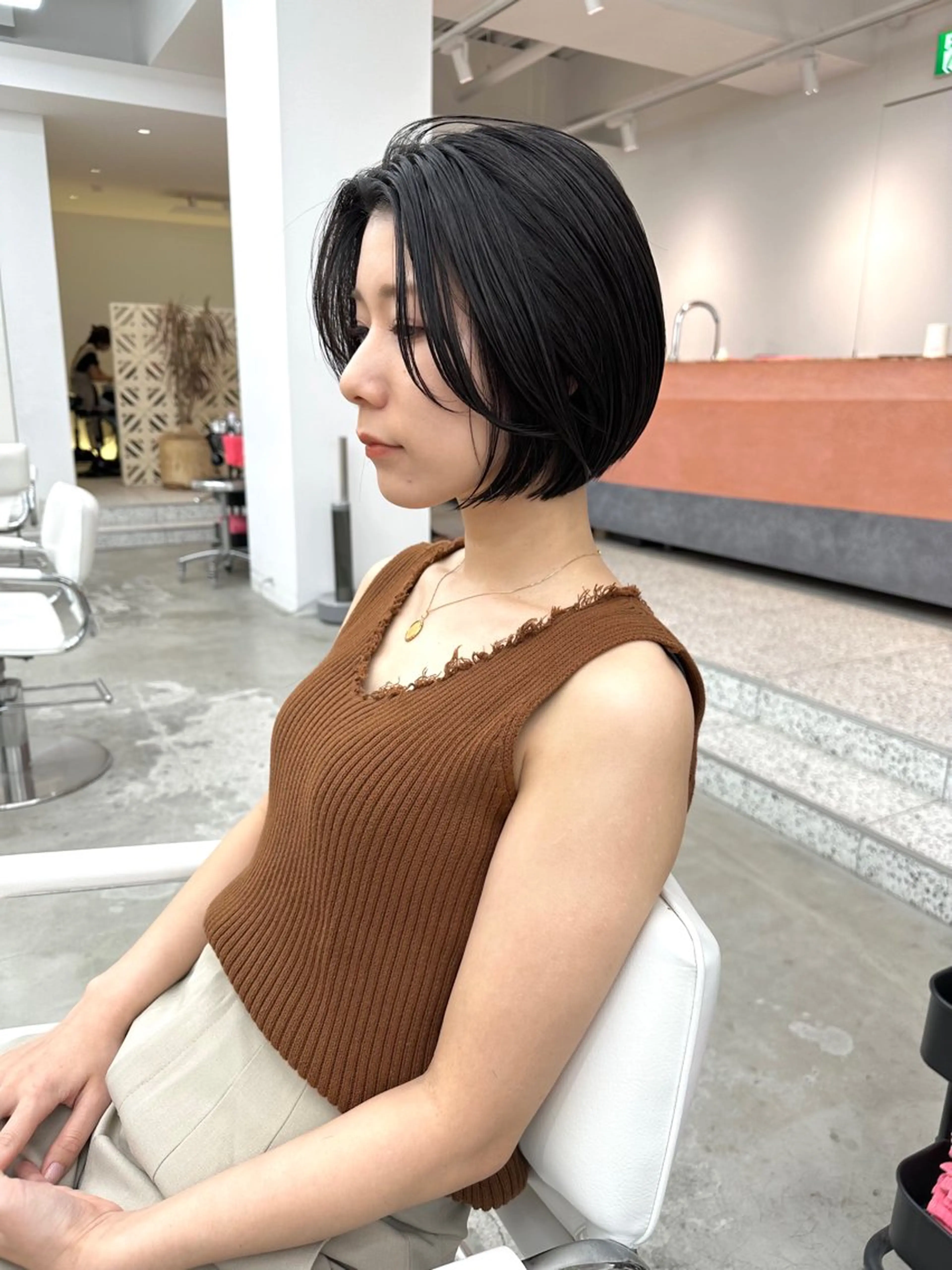 ミディアム ボブ カット noe tton  【ノエ トトン】所属・だいや/メンズパーマ メンズカット/名古屋のヘアスタイル