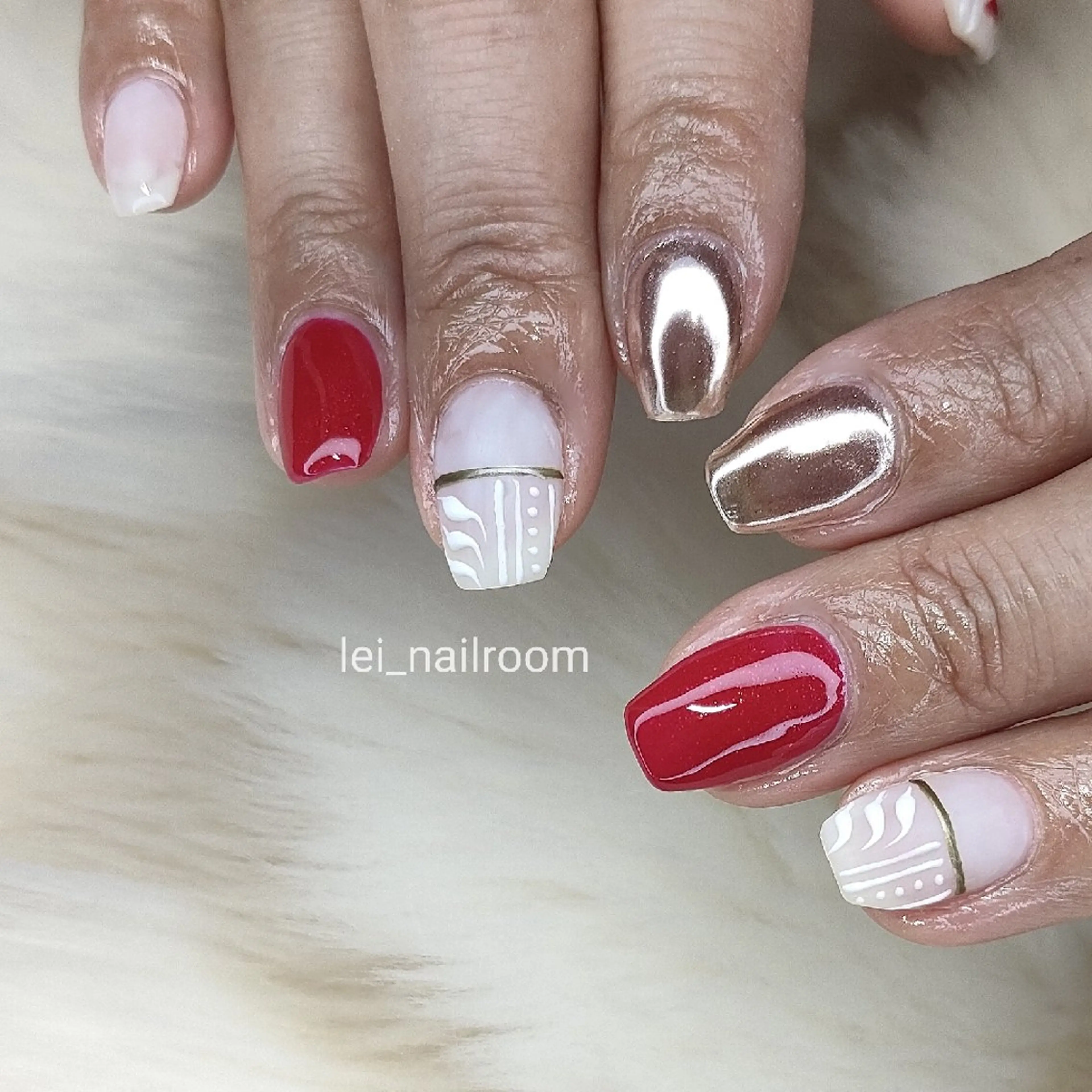 ネイル バレンタイン 喜多村 ゆき子のネイルデザイン