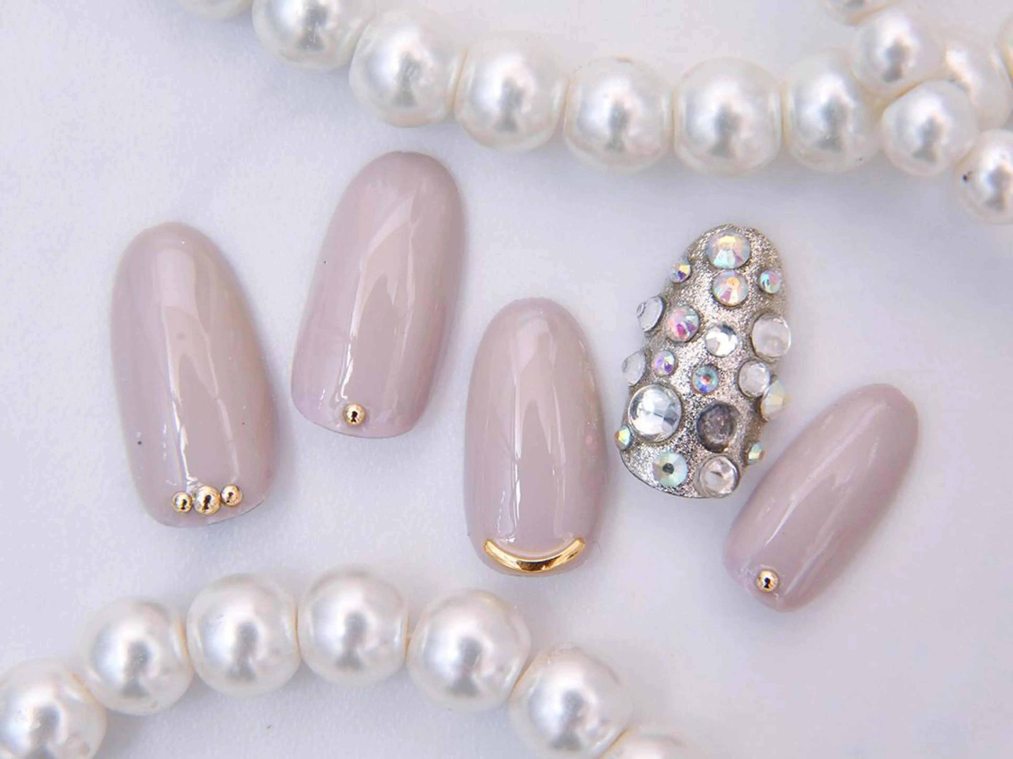 ネイル 桜ネイル クリアネイル フットネイル ジェルネイル キラキラネイル Tiary Nail Yのネイルデザイン