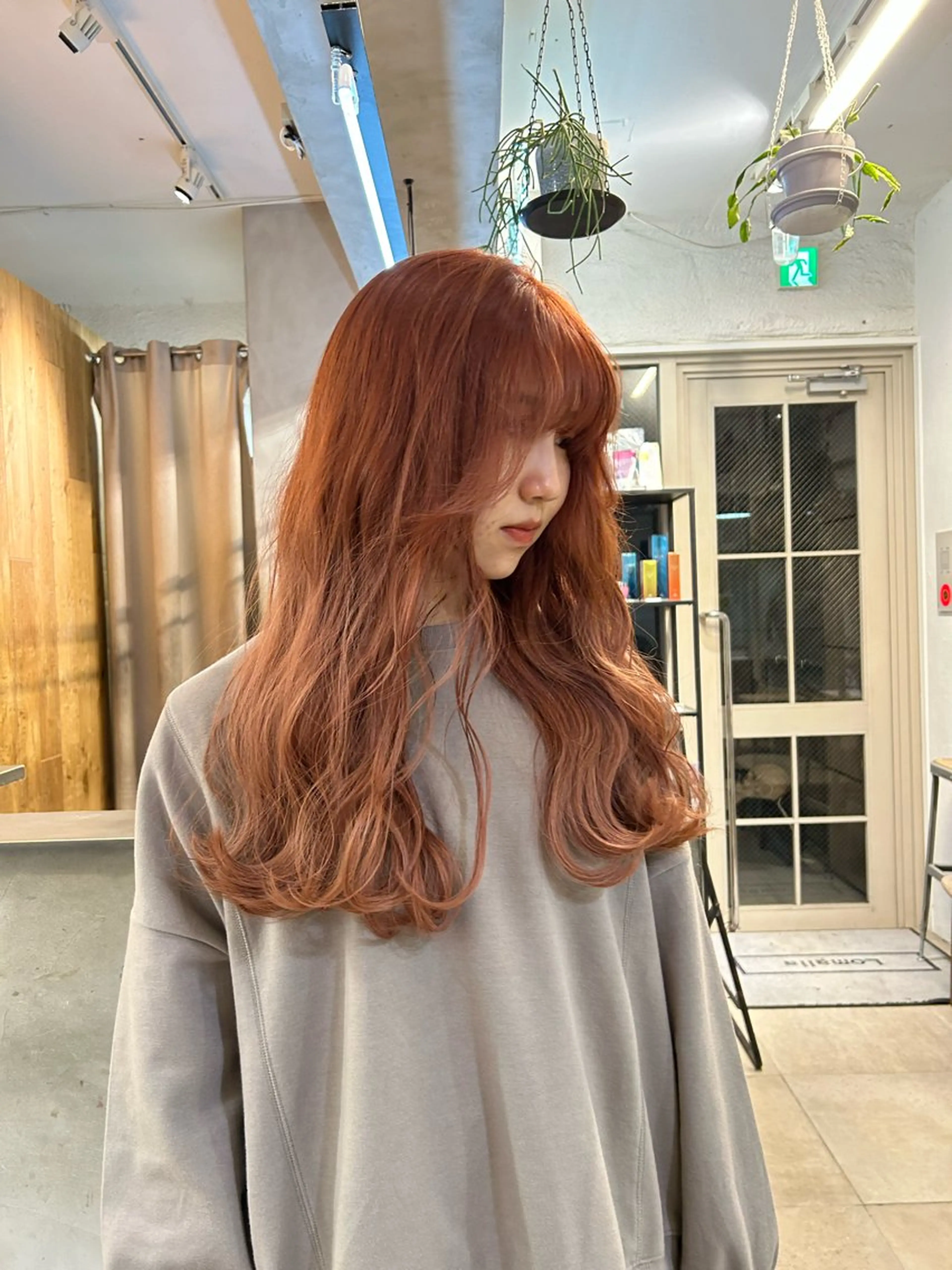 ロング ヘアカラー じゅわっと暖色カラー 🍊Moemiのヘアスタイル