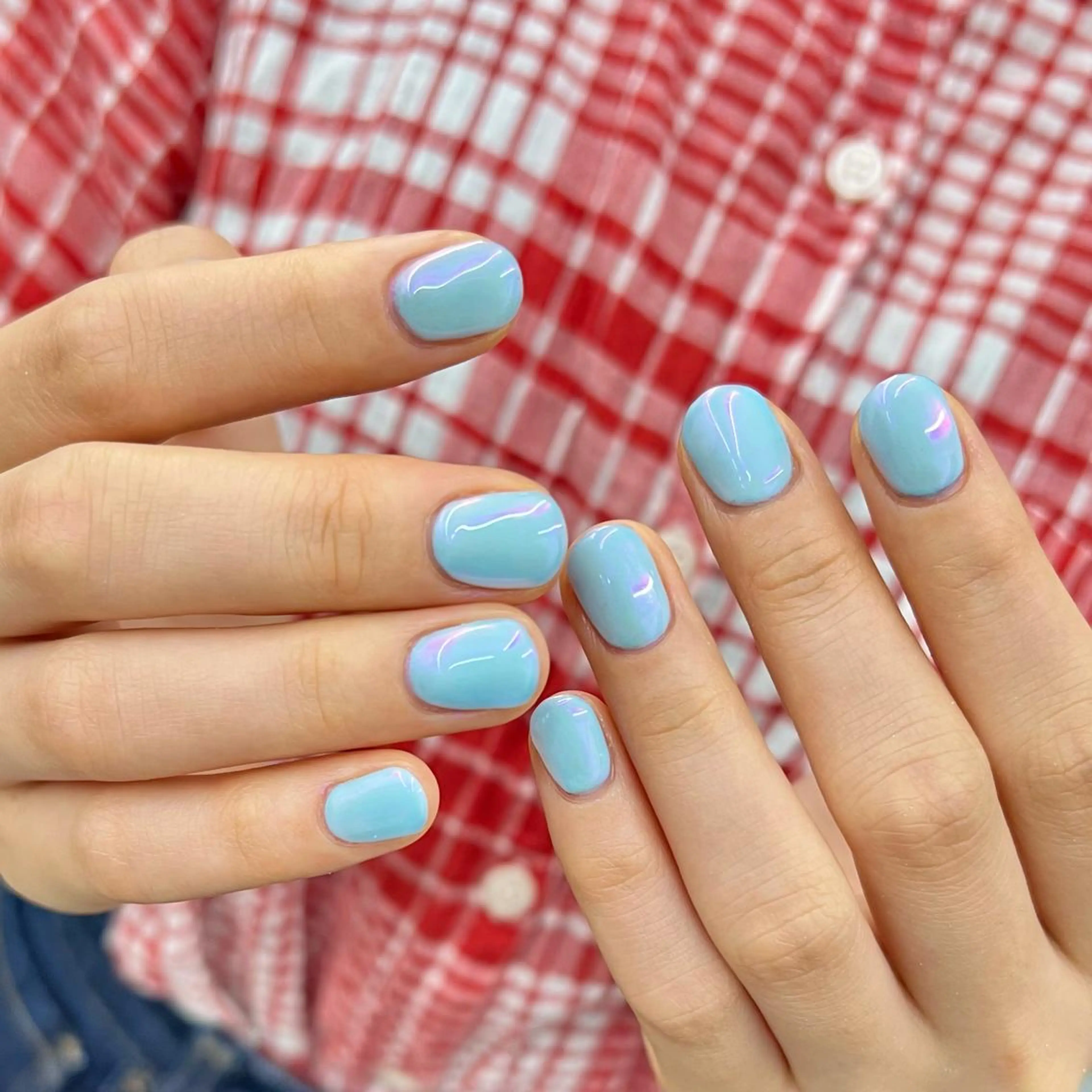 ネイル オーロラネイル Nico所属・Nico🌛 Karenのネイルデザイン