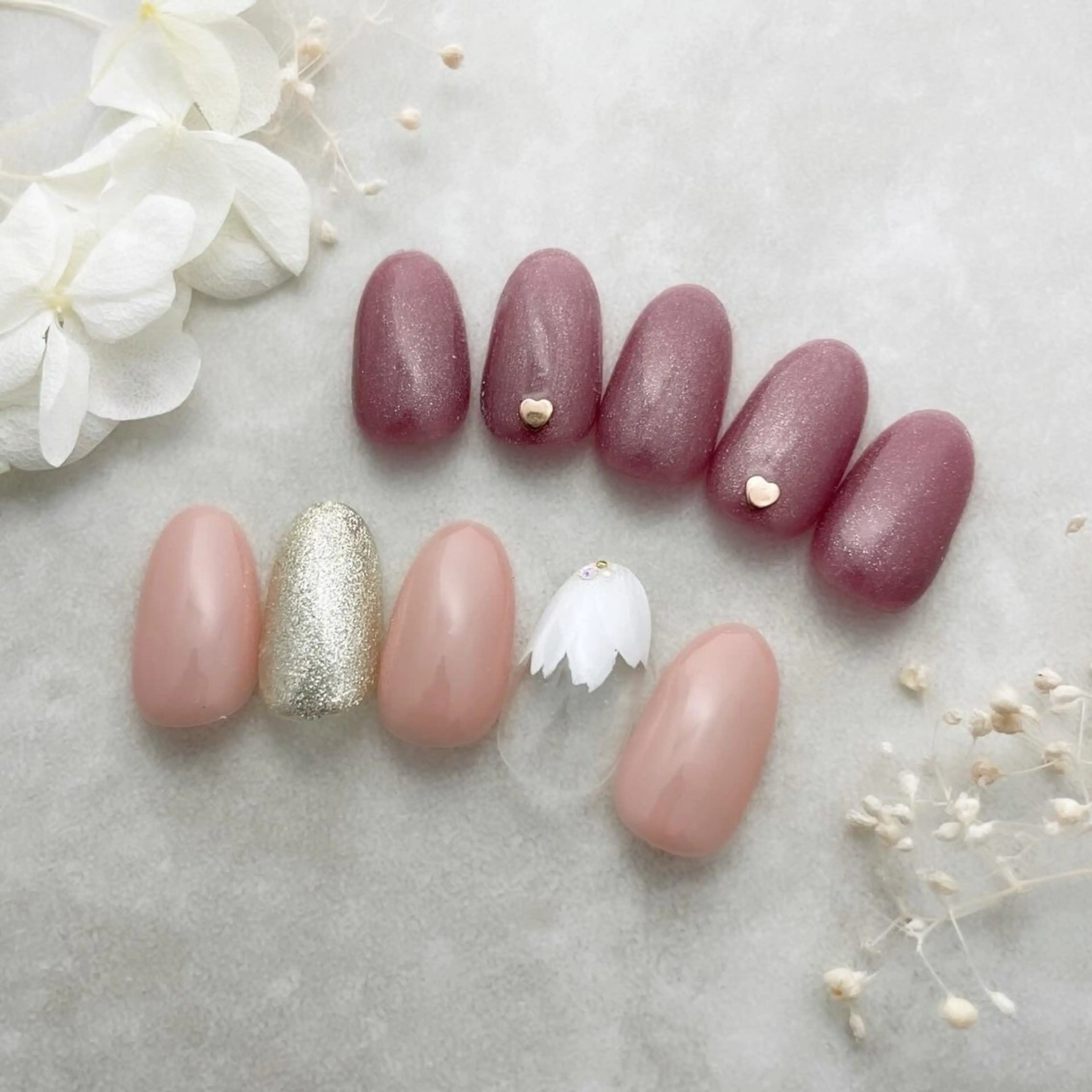 ネイル アピュレ モデル募集のネイルデザイン