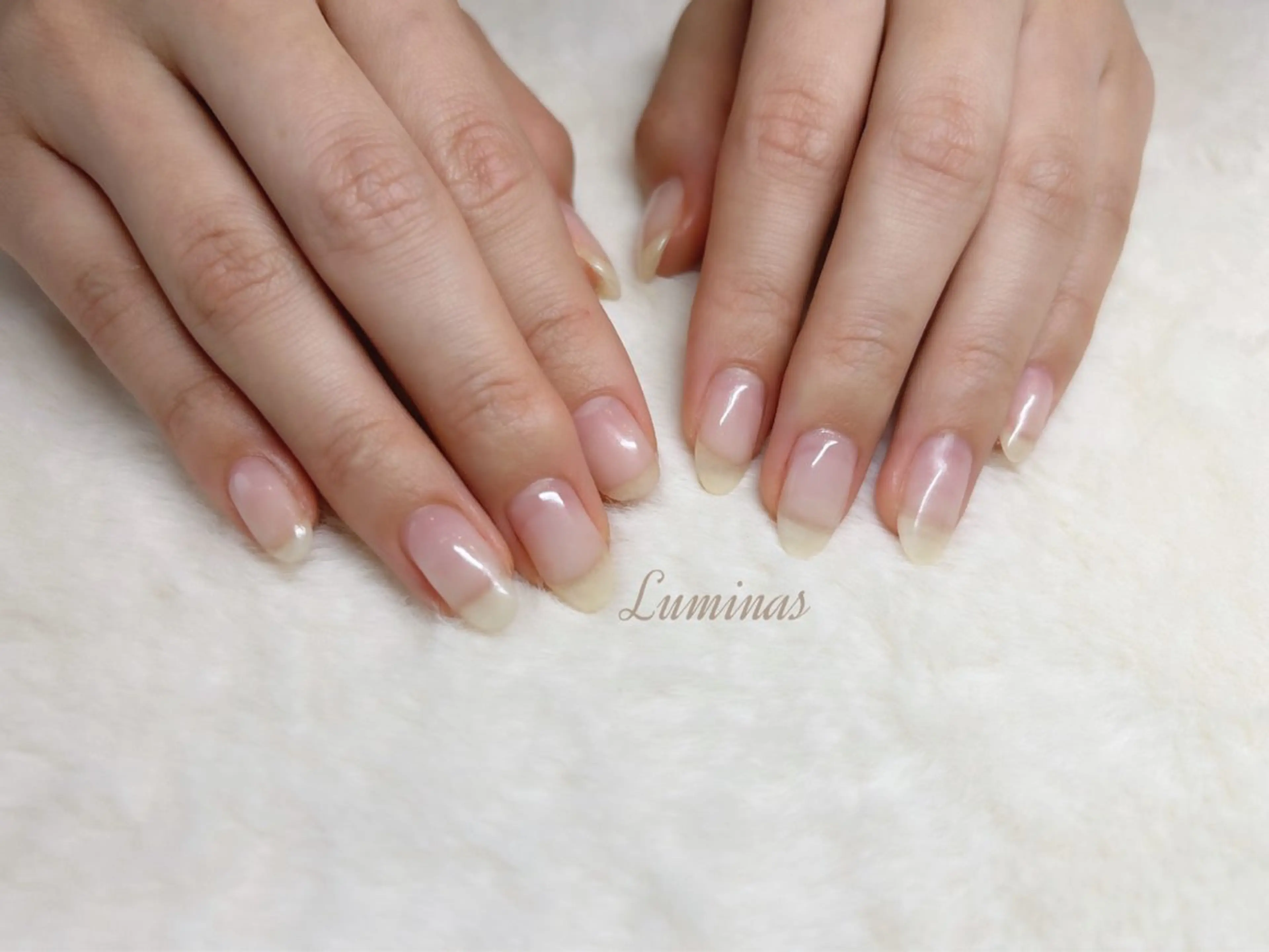 ネイル クリアネイル ジェルネイル ハンドネイル ruffle Asukaのネイルデザイン