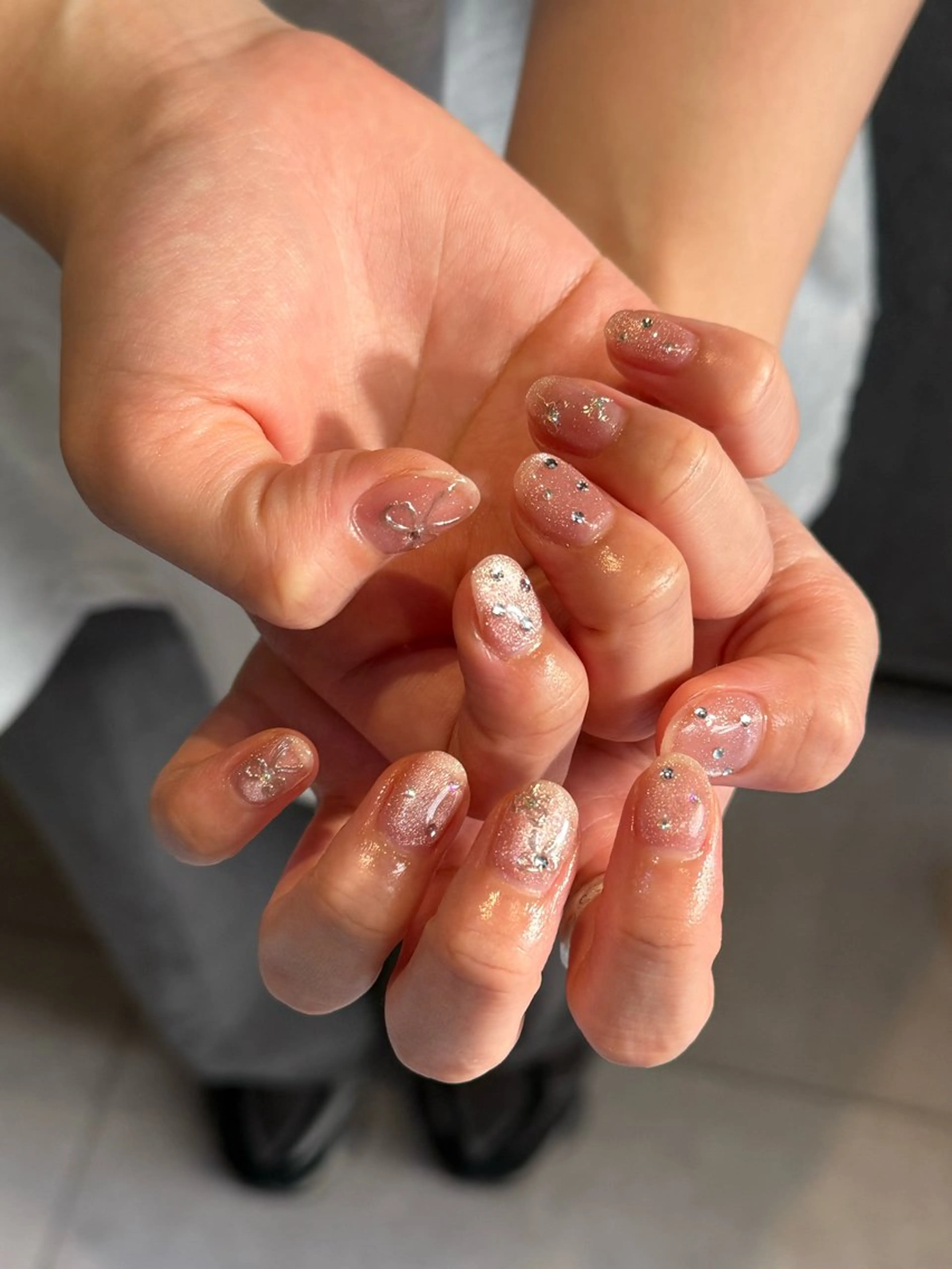 ネイル ハンドネイル ハンドケア nail salon swaddle 🪽のネイルデザイン