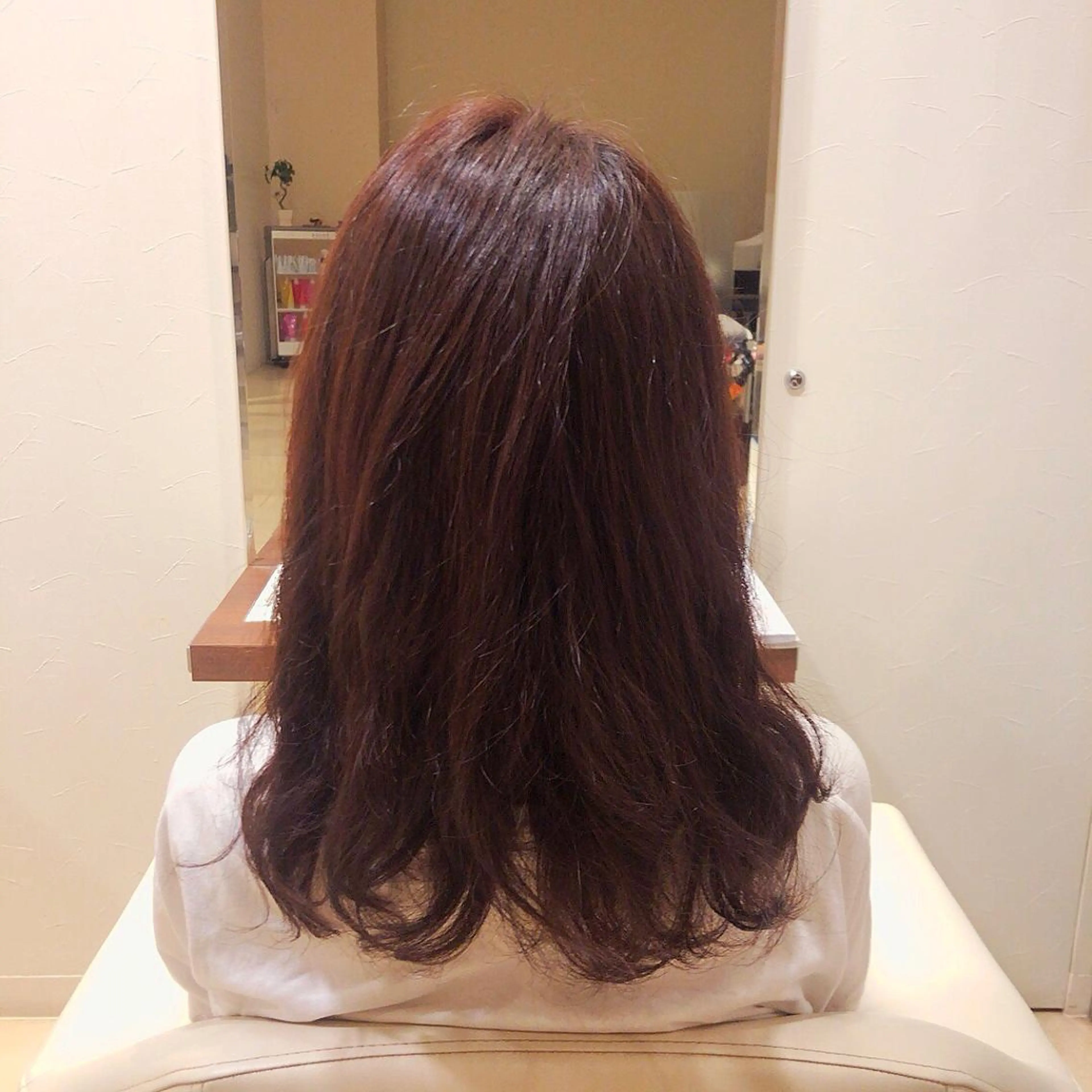 ロング カラー ロング 森 邑奈のヘアスタイル