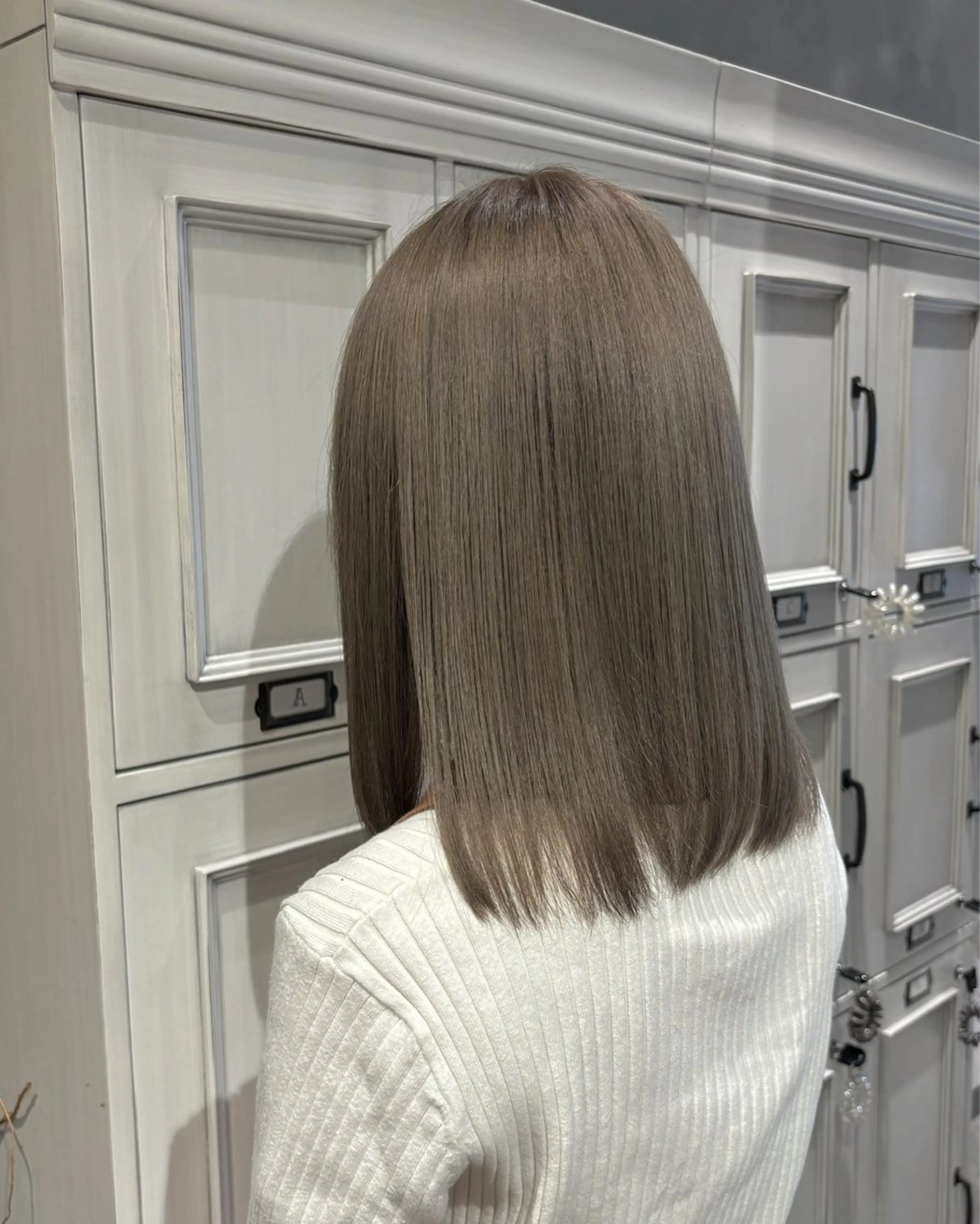 ミディアム 長瀬 友唯のヘアスタイル