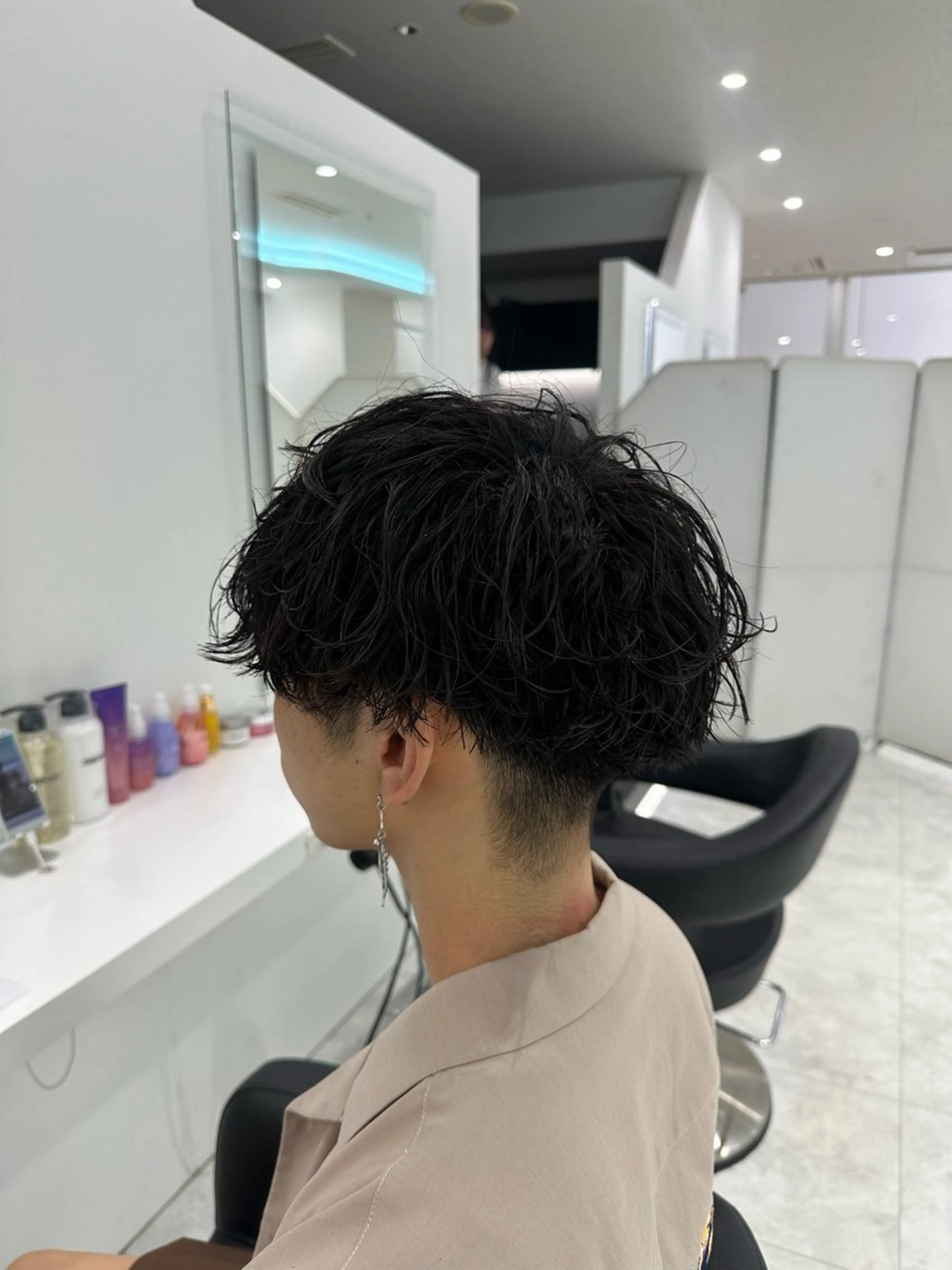 パーマ メンズ カット パーマ 🐺メンズパーマ の達人　あさひ🐺のヘアスタイル